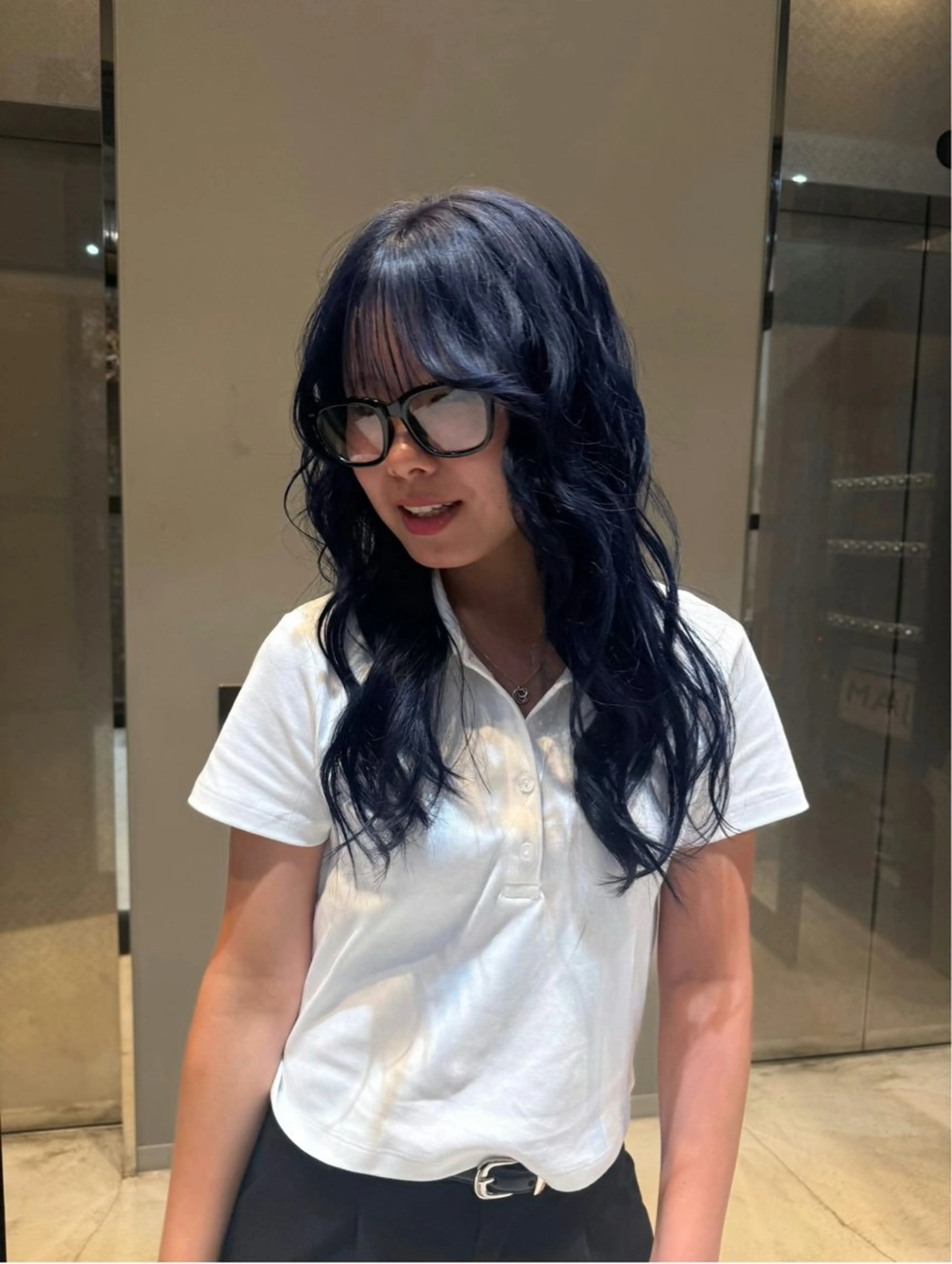 ロング カラー newi remi🖤のヘアスタイル