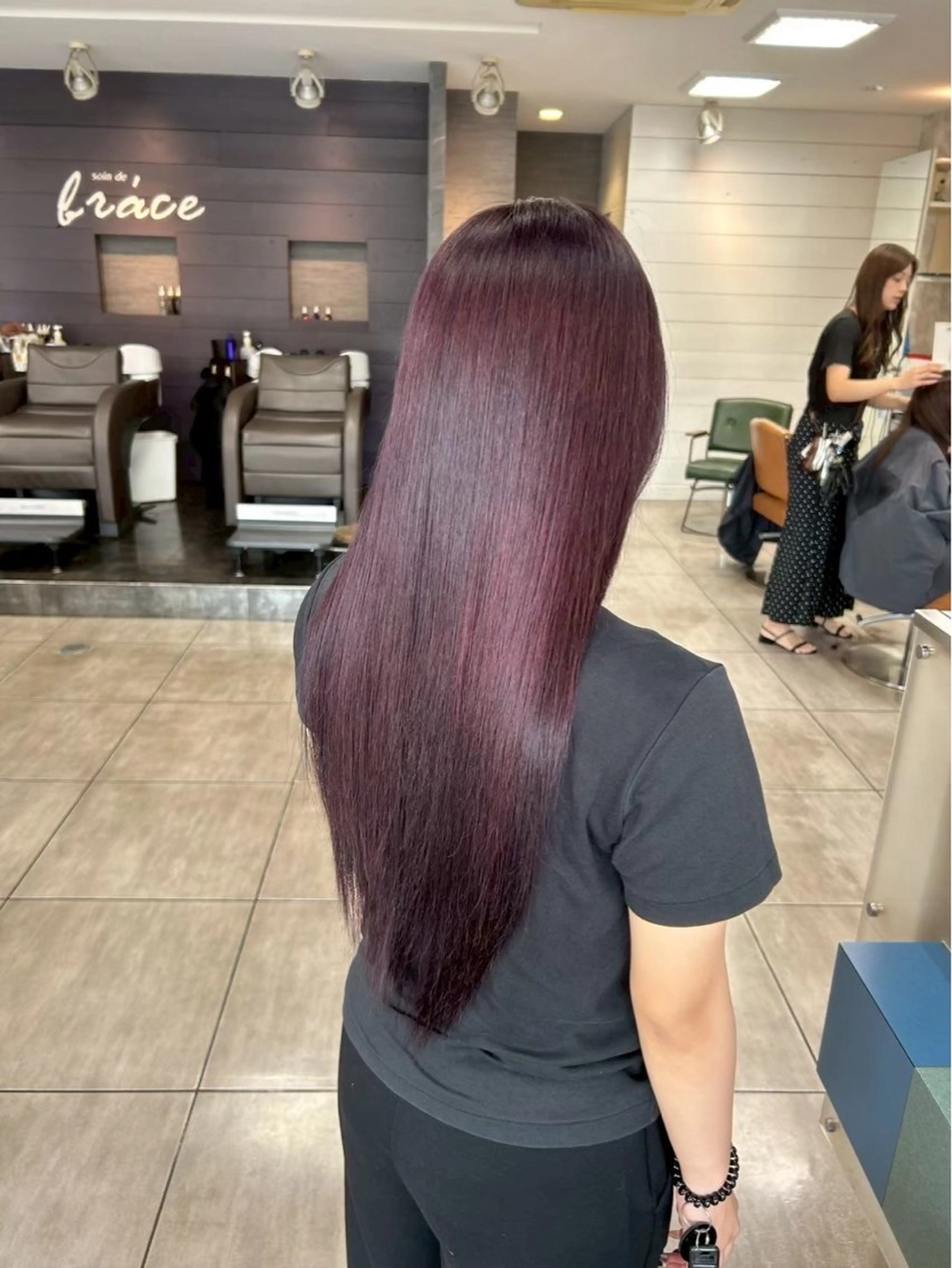 ロング カット 縮毛矯正 縮毛矯正✖髪質改善 仁木伸明のヘアスタイル