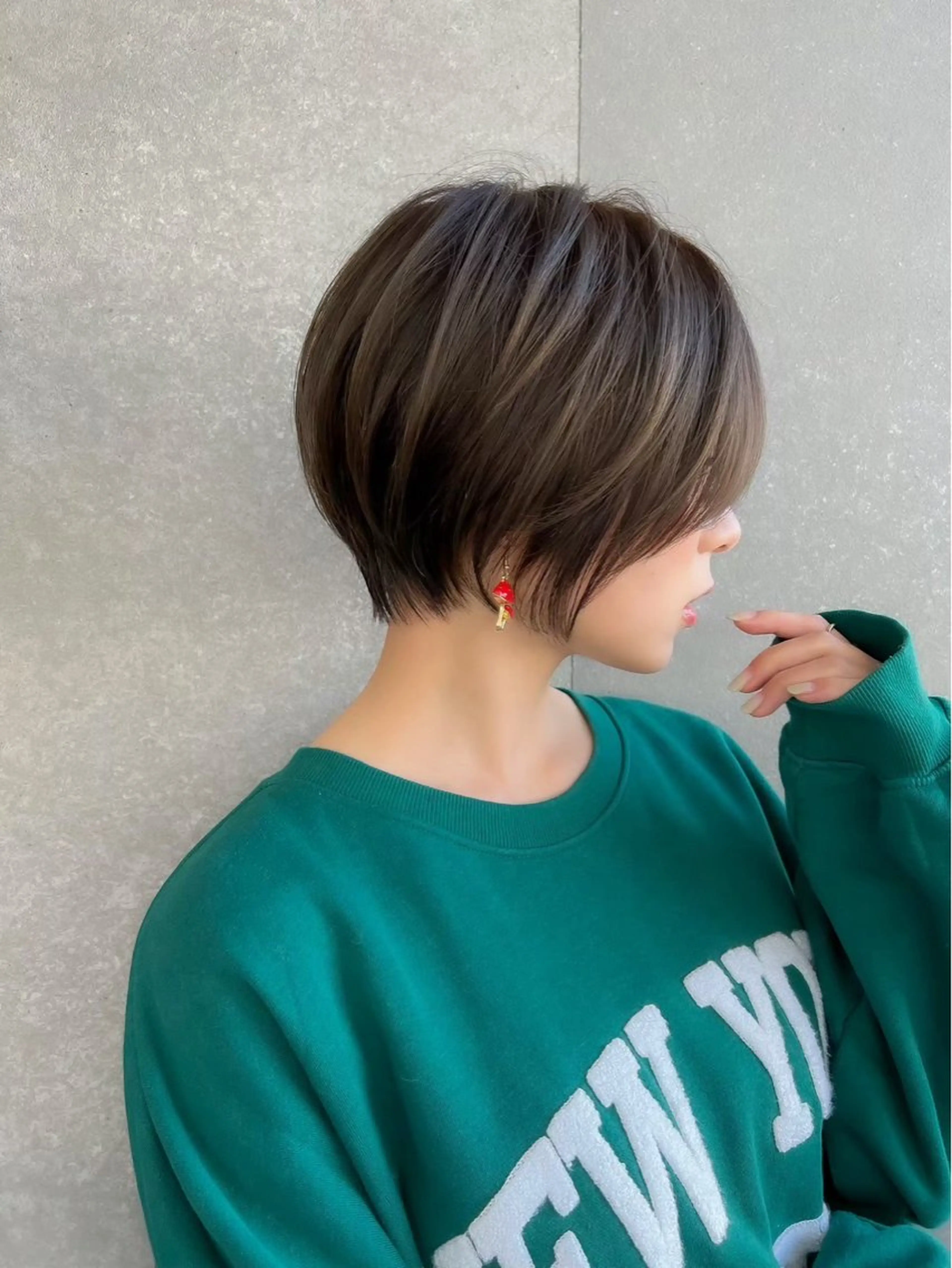 ショート ショートヘア 小顔カット カット ヘアカラー トリートメント ヘッドスパ taiga ショート /レイヤー/矯正🌈のヘアスタイル