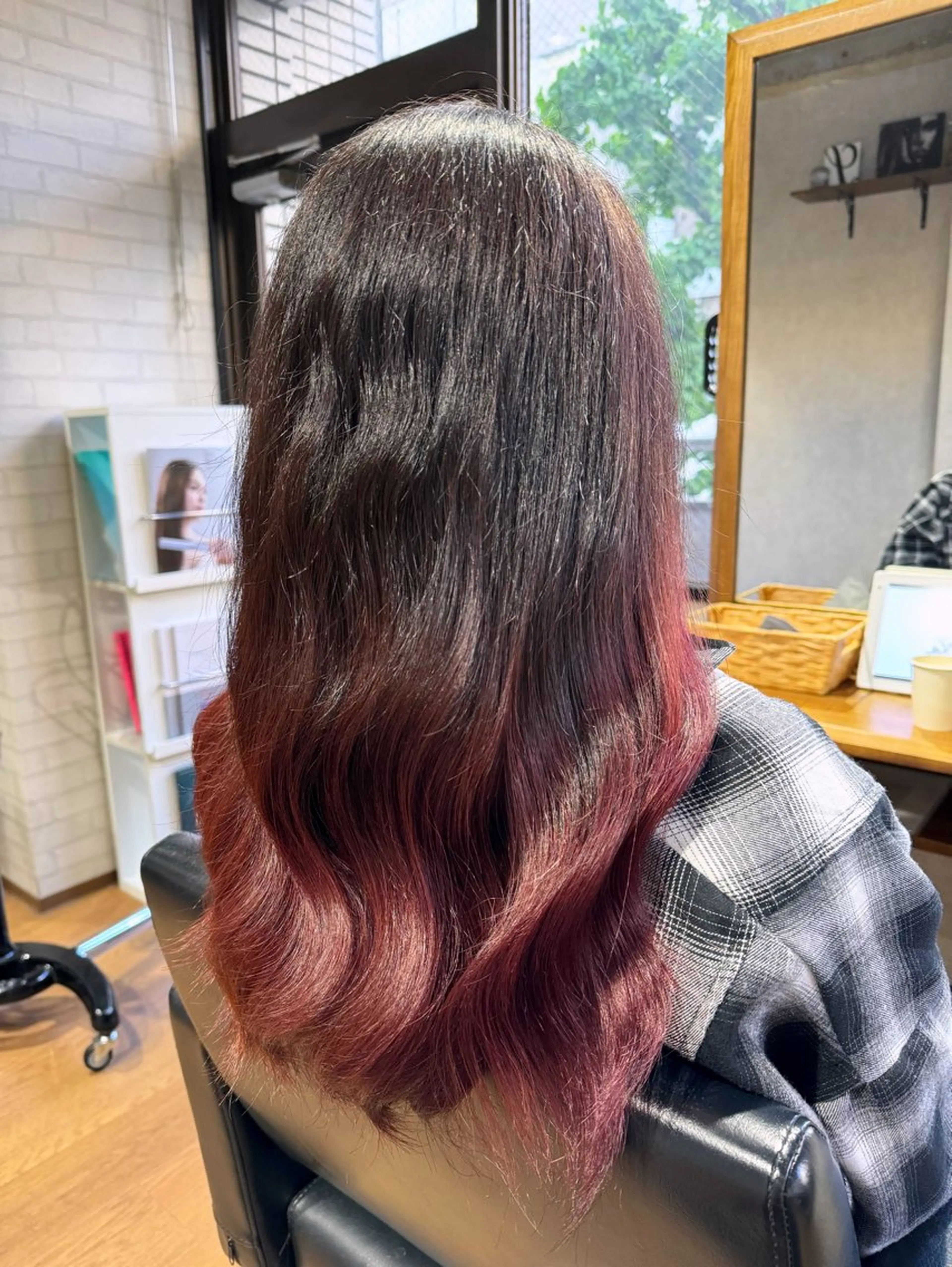 ロング カラー グラデーションカラー ラベンダーカラー ピンクカラー ピンクラベンダー カット ヘアカラー ✨ハイトーン カラー福岡拓也✨のヘアスタイル