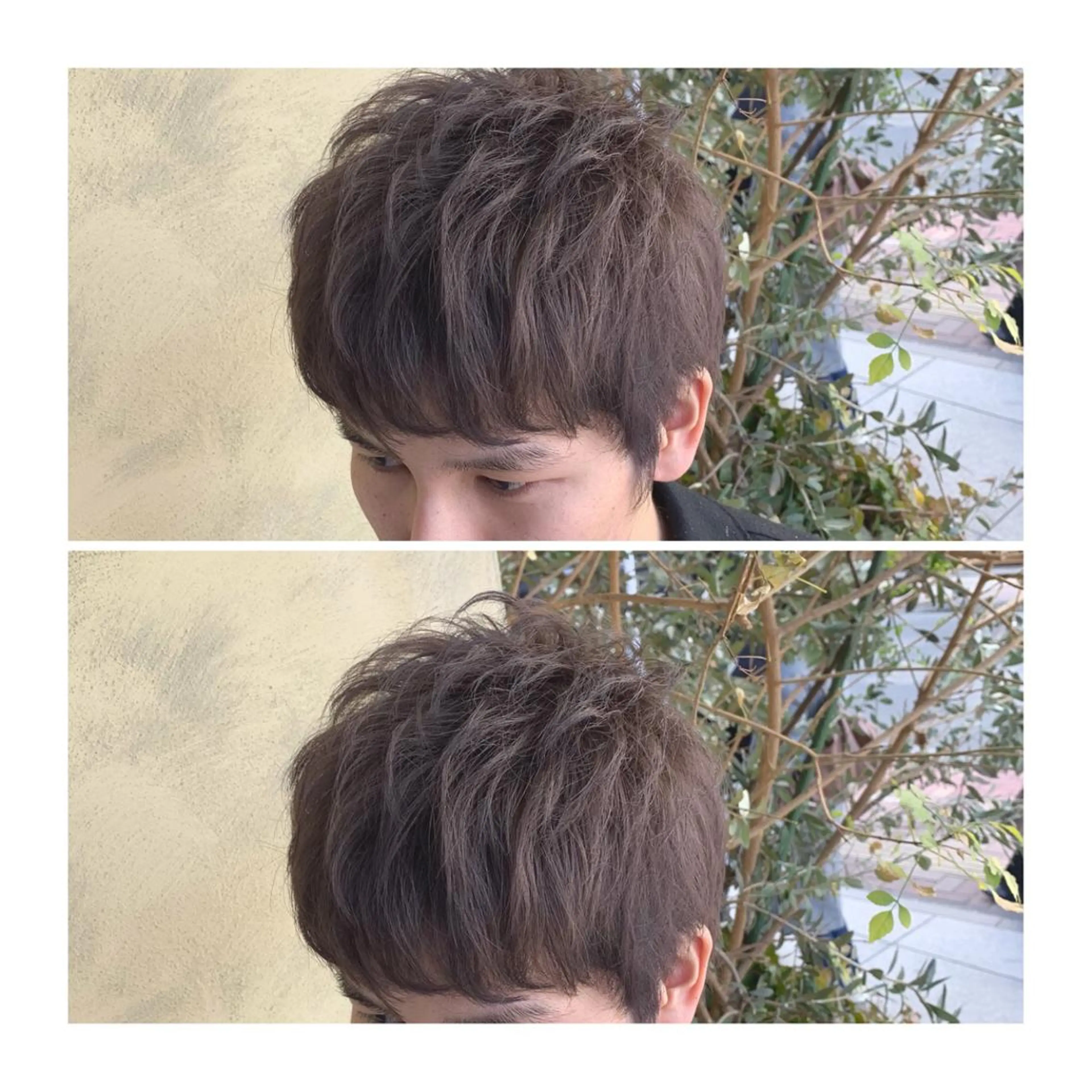 ショート カラー ヘアアレンジ メンズ ange☞ soutaのヘアスタイル