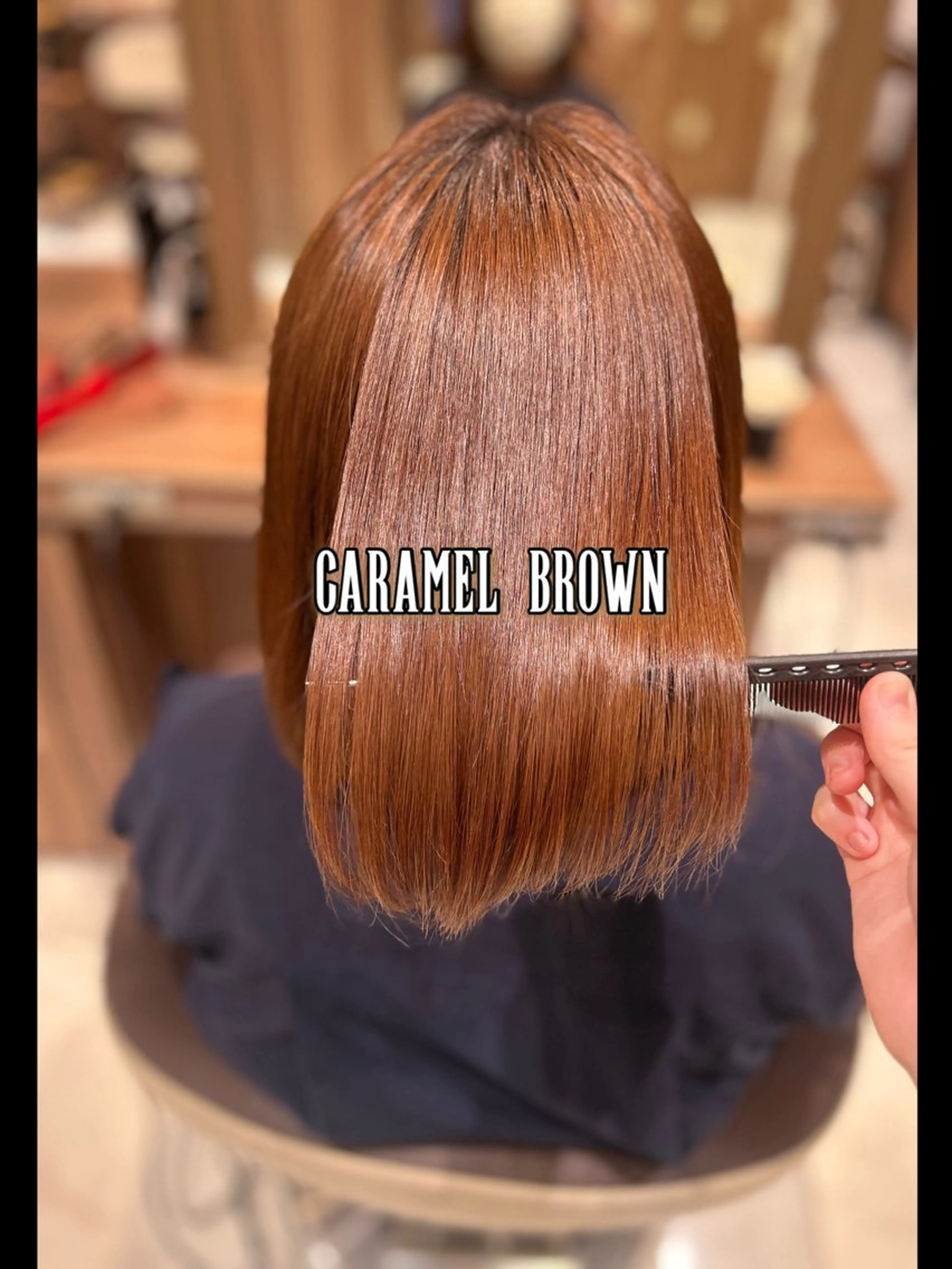 ミディアム カラー ヘアカラー リノ🖤韓国ヘア 🖤🇰🇷のヘアスタイル