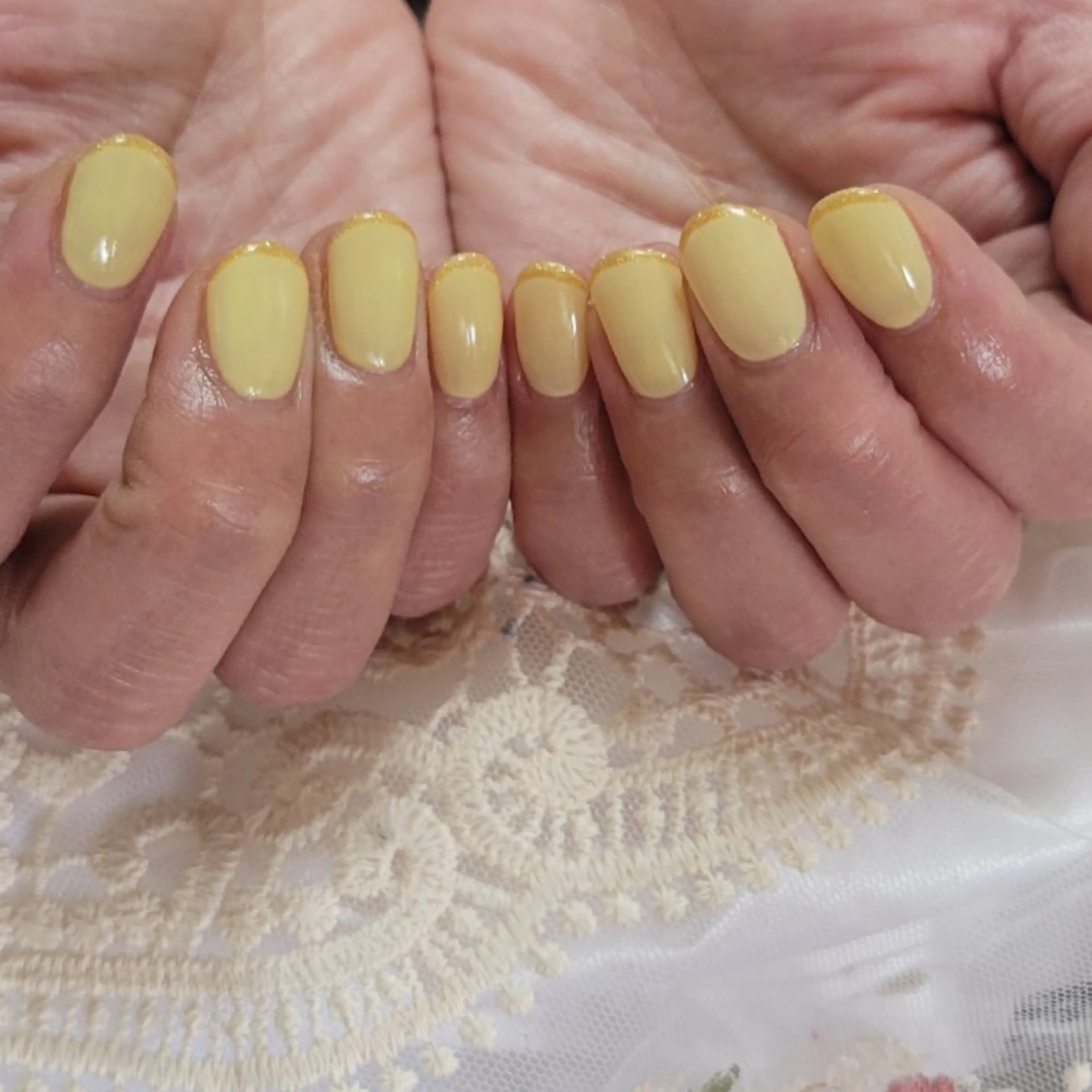 ネイル ラメ(グリッター) ハンドネイル ネイルサロンほっこり kanaのネイルデザイン