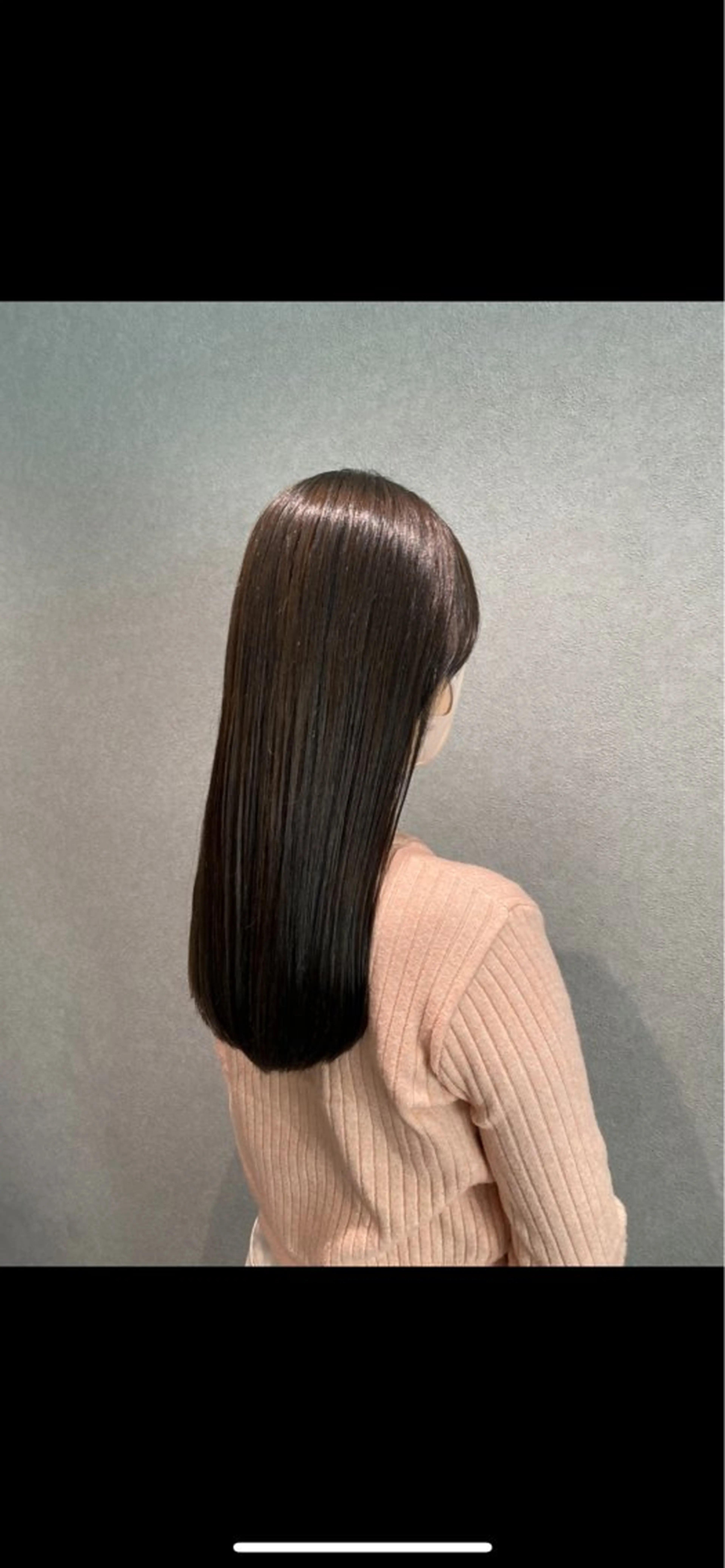 セミロング カラー ブルーカラー グレージュ Chouette .ayakaのヘアスタイル