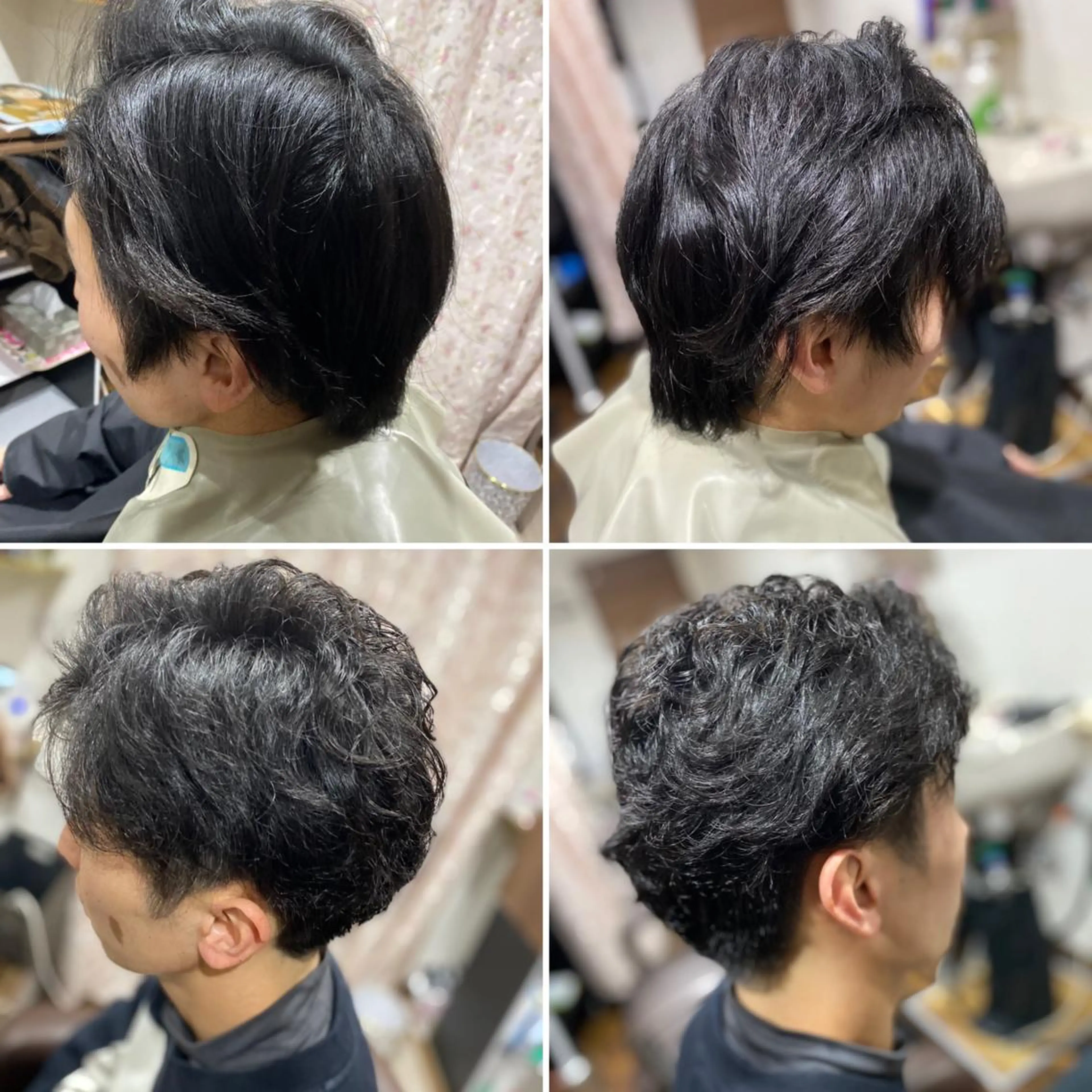 パーマ メンズ ゴトウ エイイチのヘアスタイル