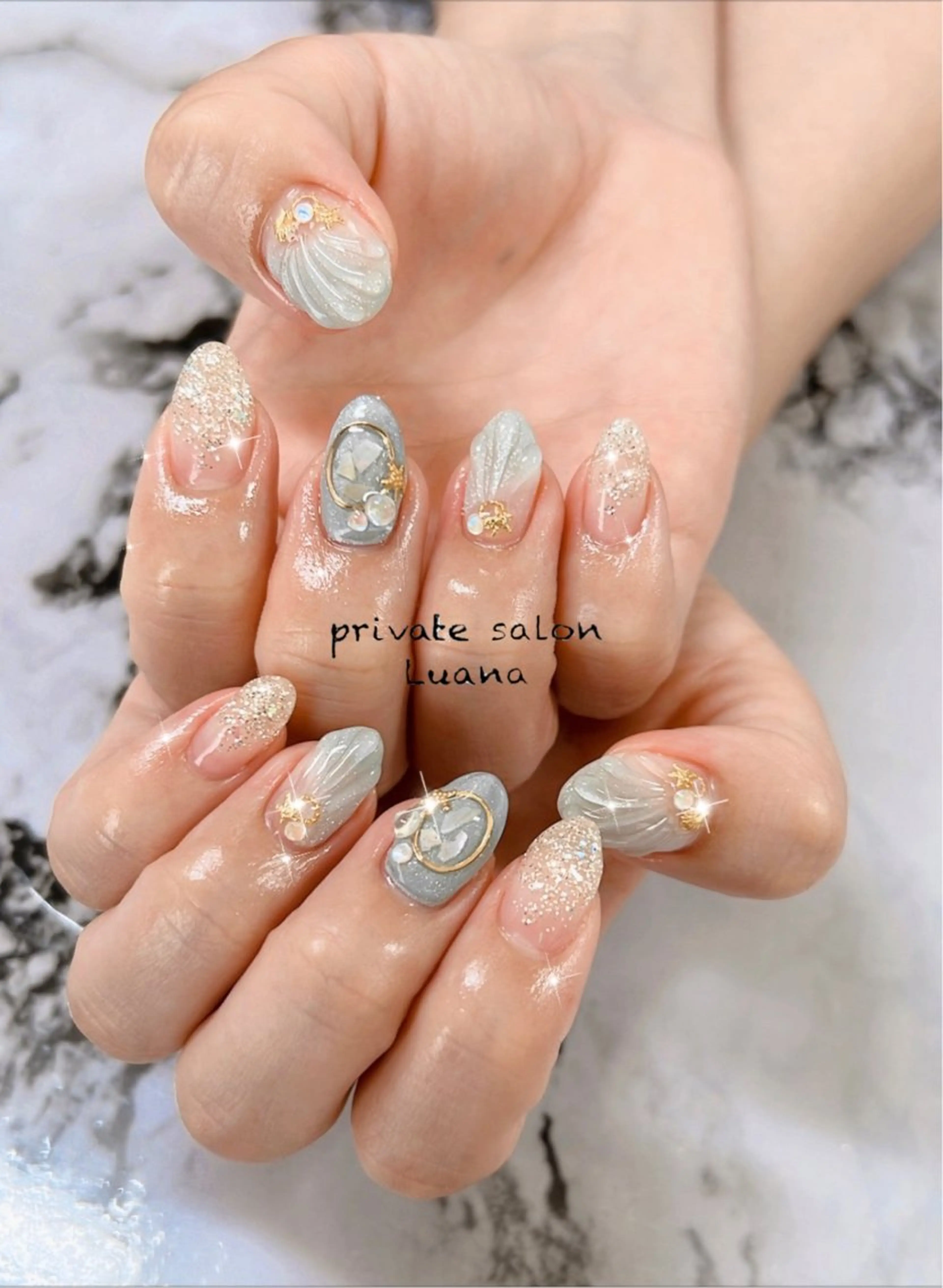 ネイル ハンドネイル 自宅ネイルサロン ルアナのネイルデザイン