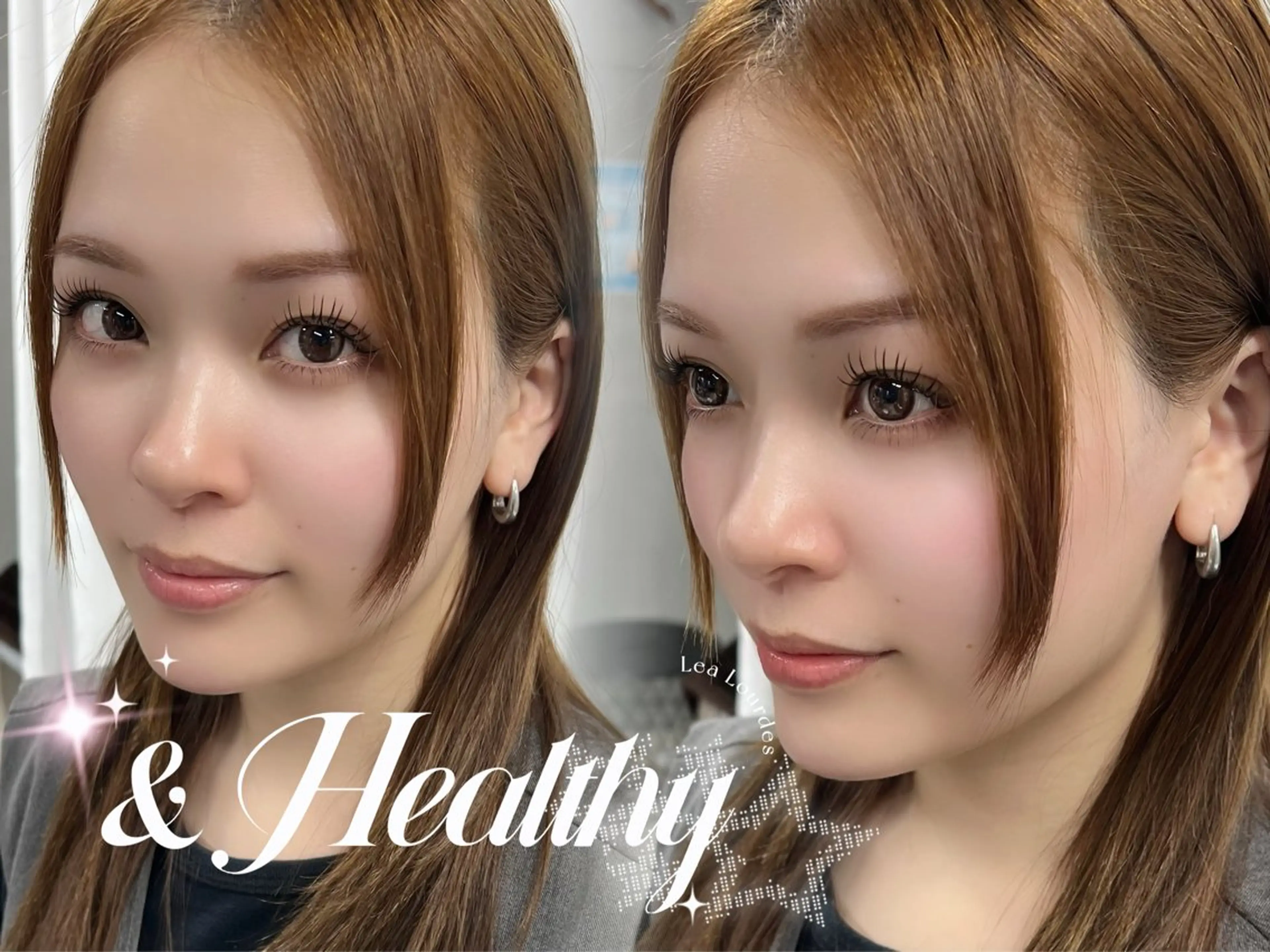 🎀U24🎀【＆healthy】パーマ×エクステ(フラットラッシュ100本)🪽🫧※付け足し不可の写真