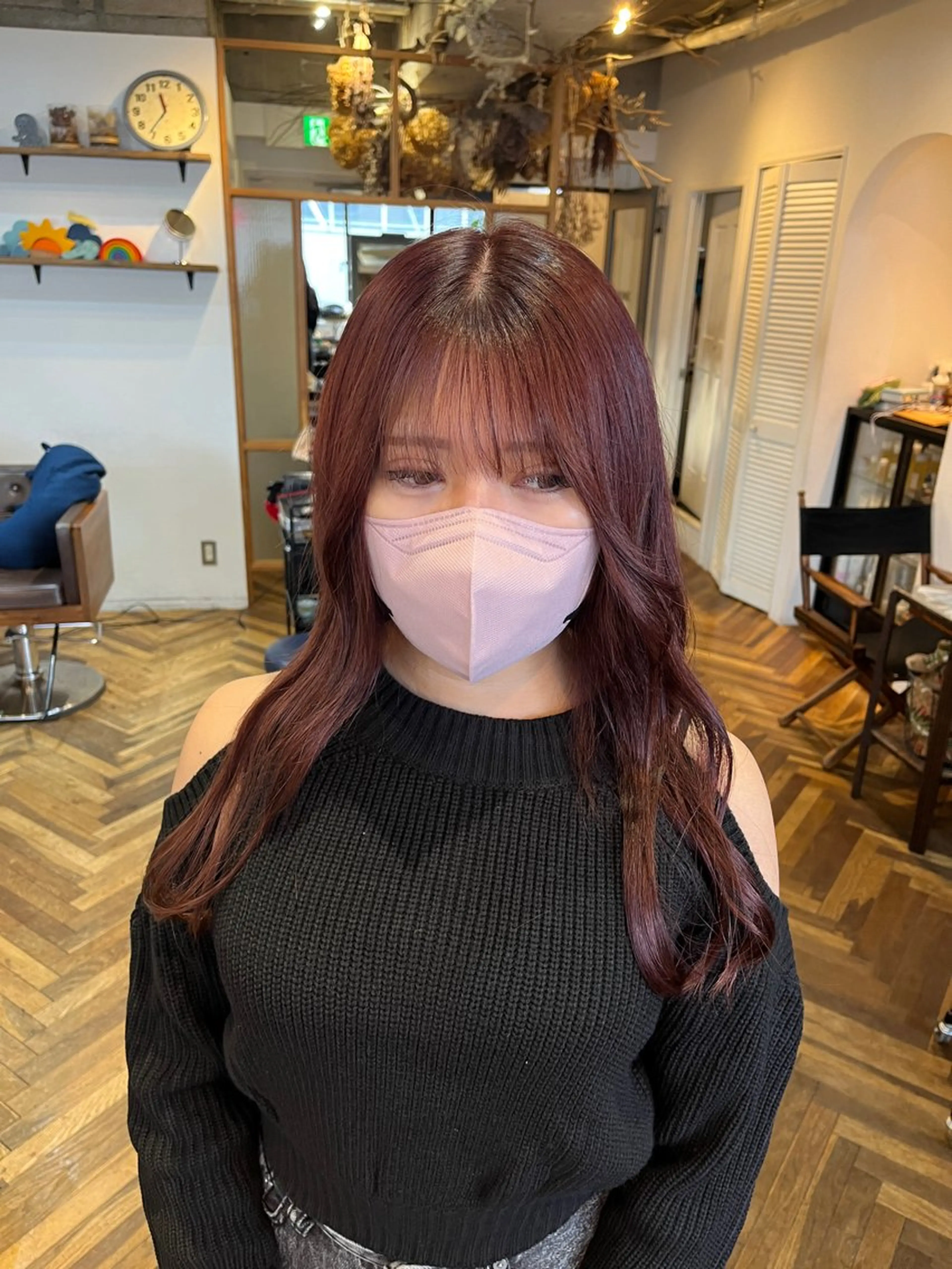 ロング カラー HOMIE TOKYO所属・sora / 渋谷 / ハイトーンのヘアスタイル