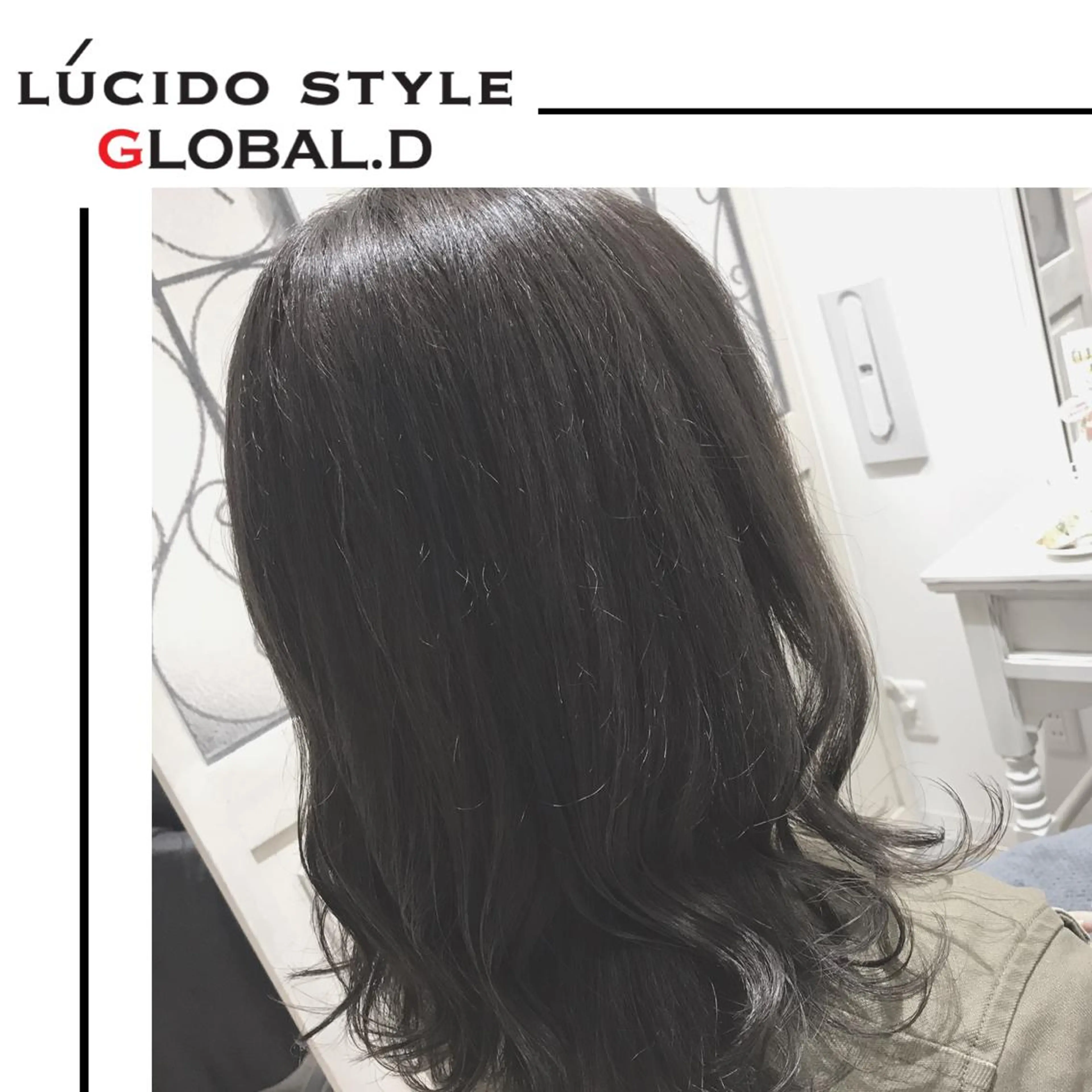 セミロング カラー Lall  You 大阪所属・🥛洒落髪小顔cut なら龍崎🥛のヘアスタイル