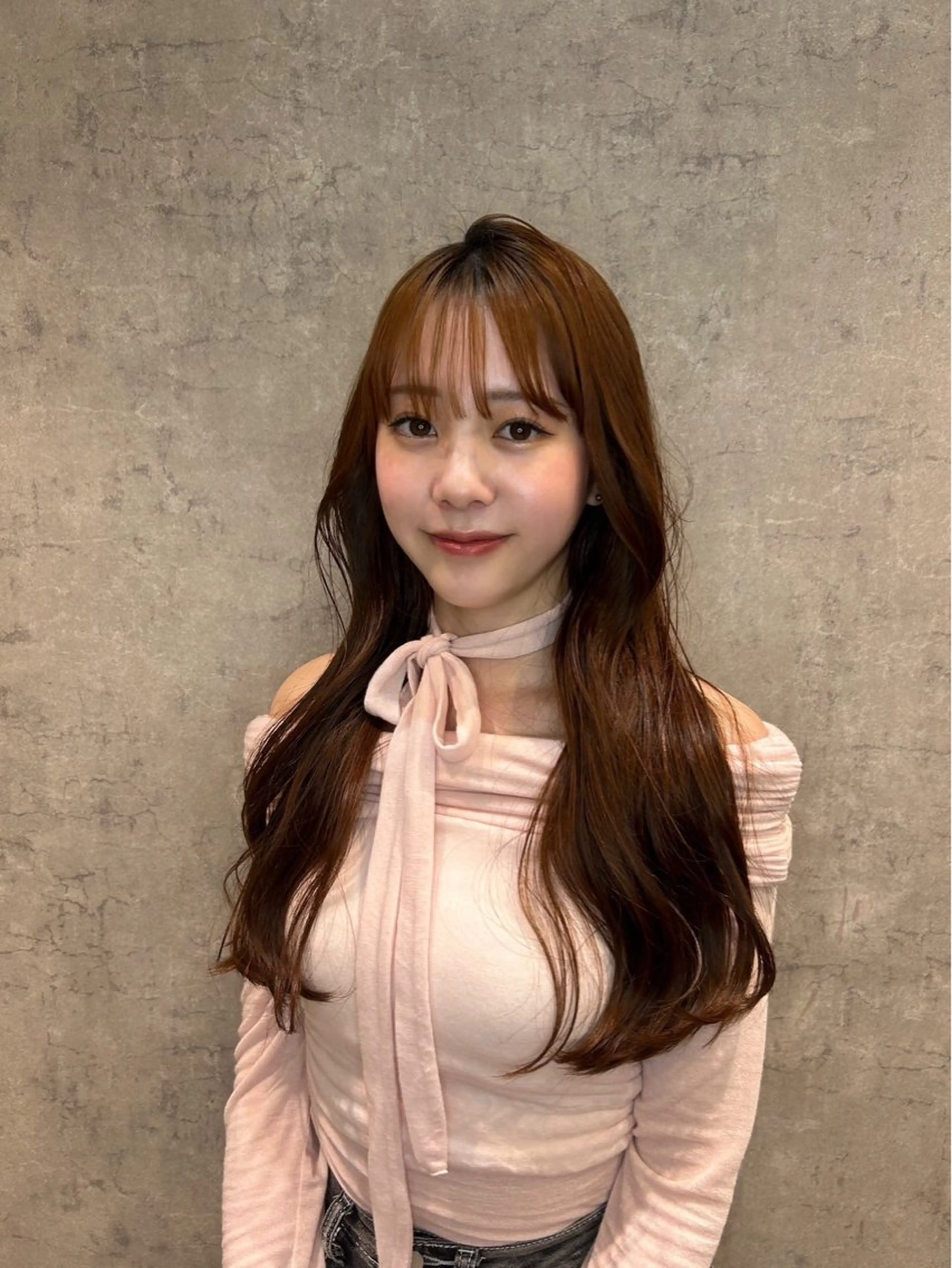 ロング ヘアアレンジ くびれヘア 韓国風ヘア suri-ru hair【スリールヘアー】所属・FURUSAWA AOIのヘアスタイル