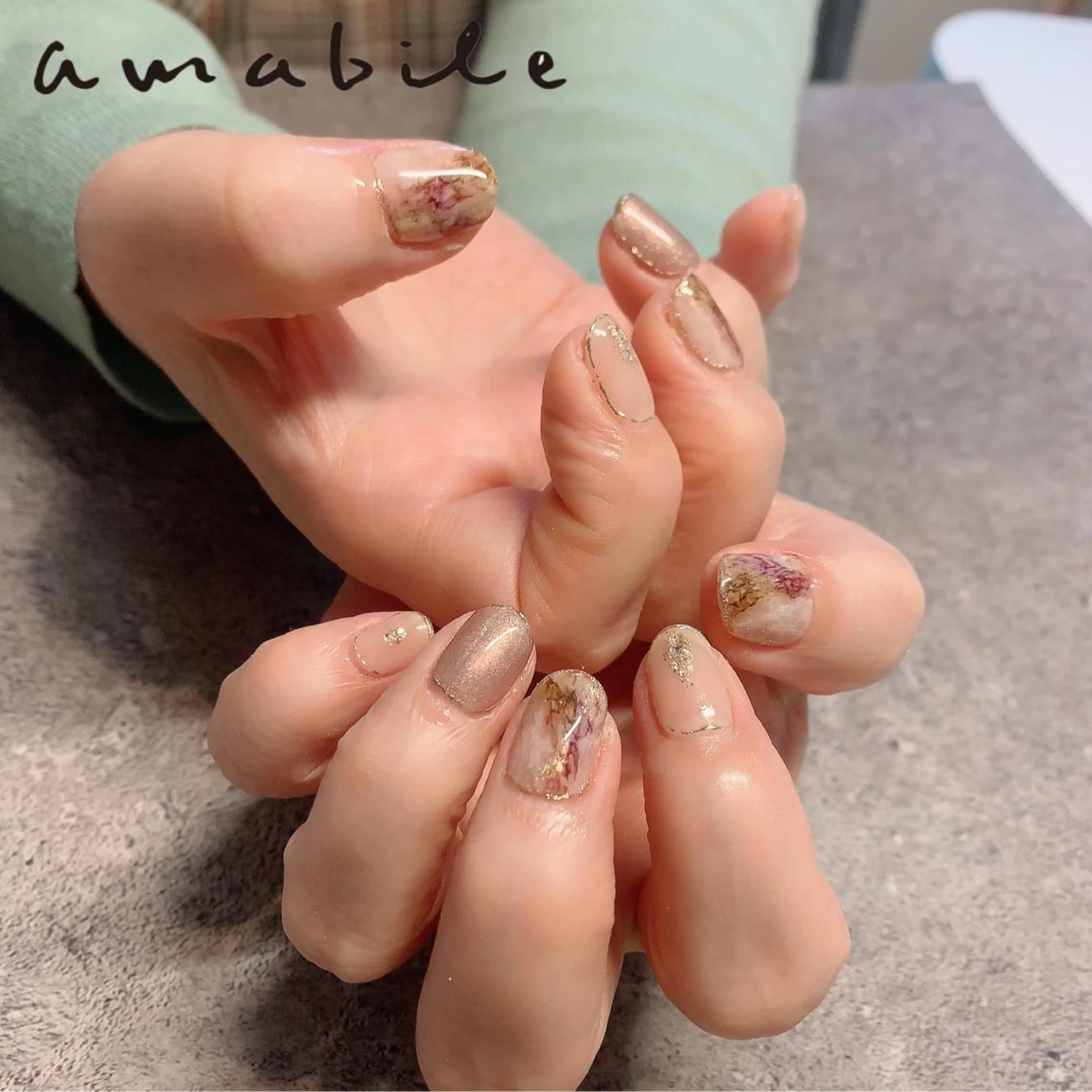 ネイル amabile nailのネイルデザイン