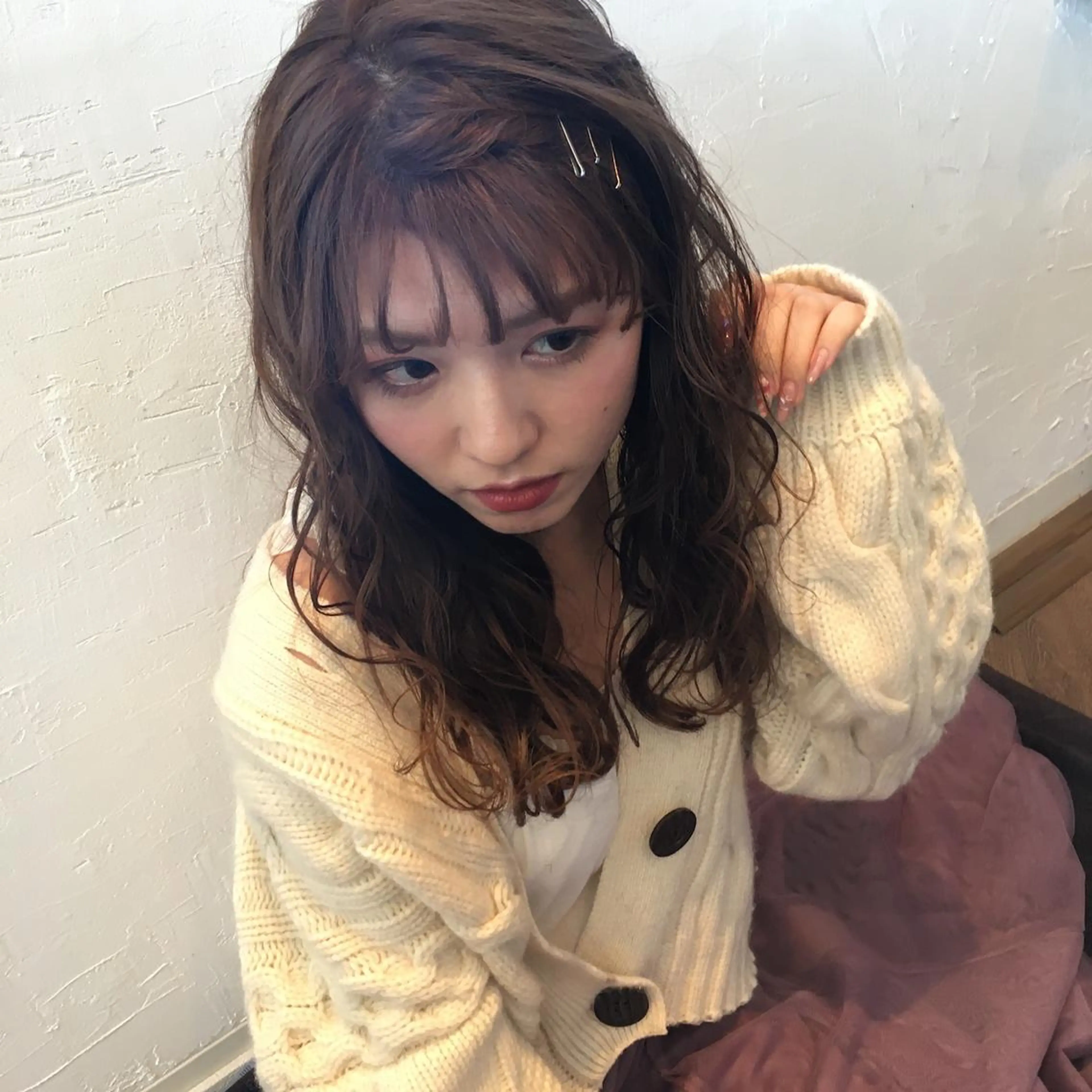 ロング 小岸 竜のヘアスタイル