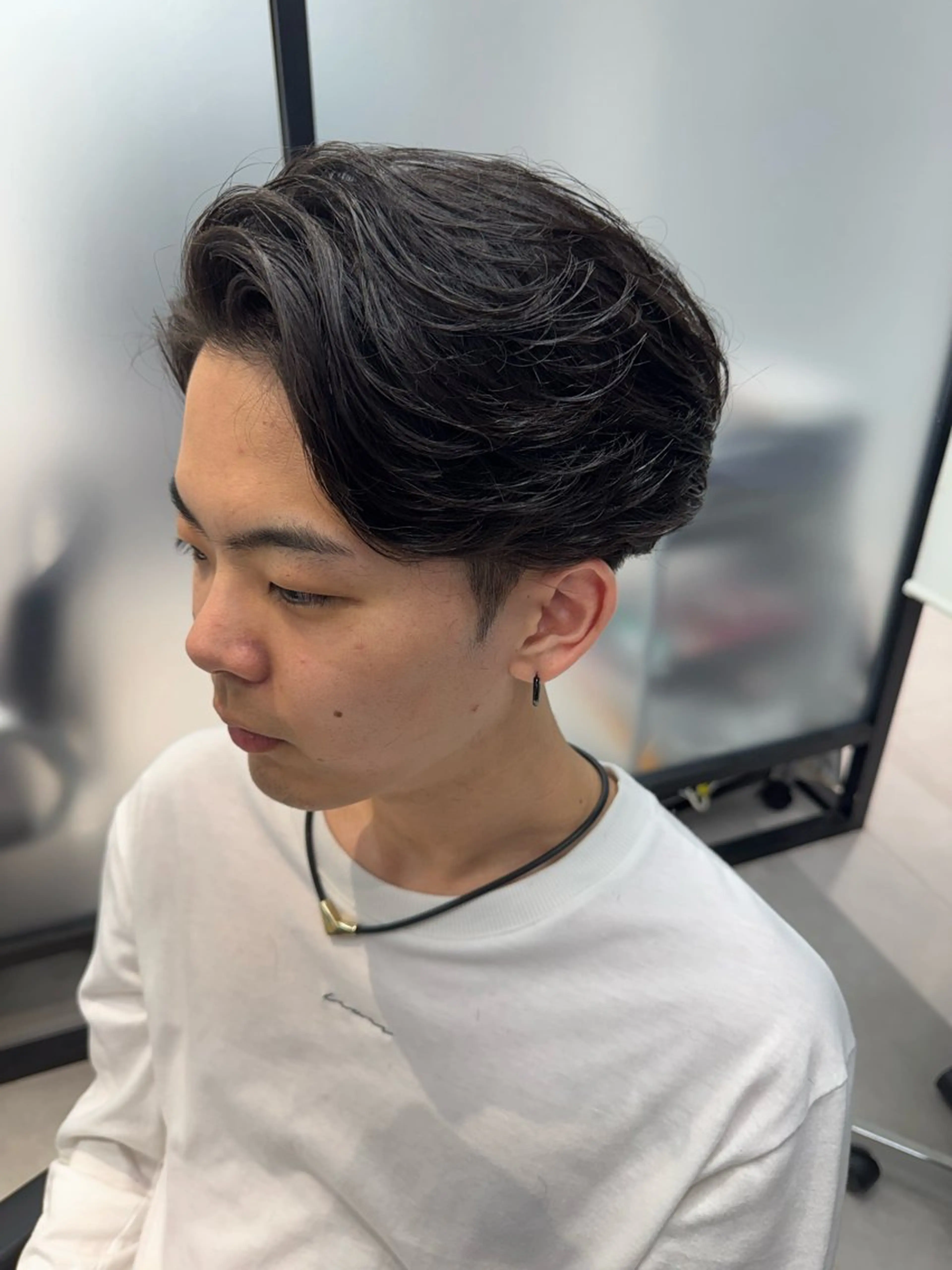 ショート パーマ ヘアアレンジ メンズ カット パーマ ヘアセット SALOWIN横浜店所属・🔥メンズ特化🔥 木村 祐太のヘアスタイル
