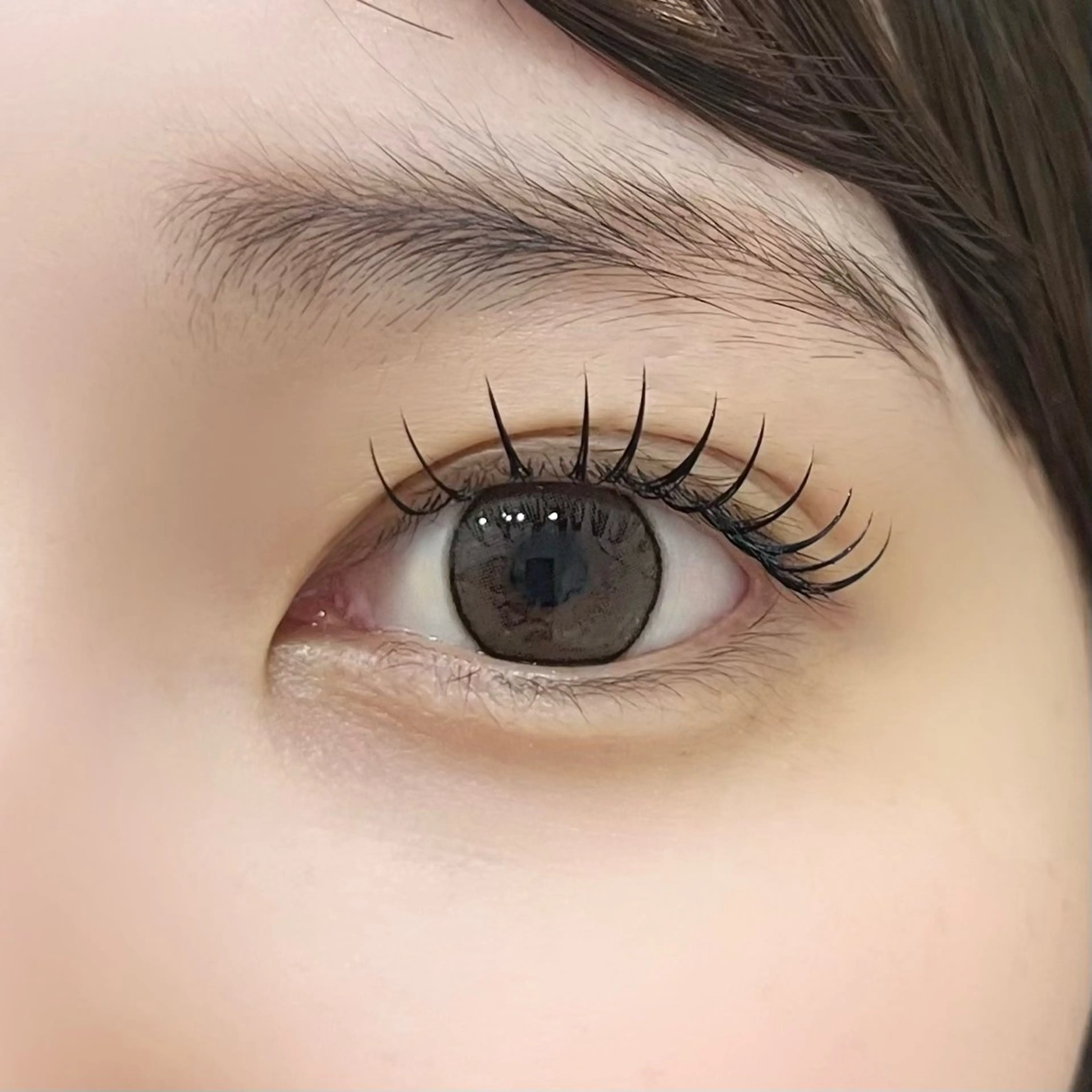 マツエク・マツパ フラットラッシュ ナチュラル moana nonのマツエク・マツパデザイン