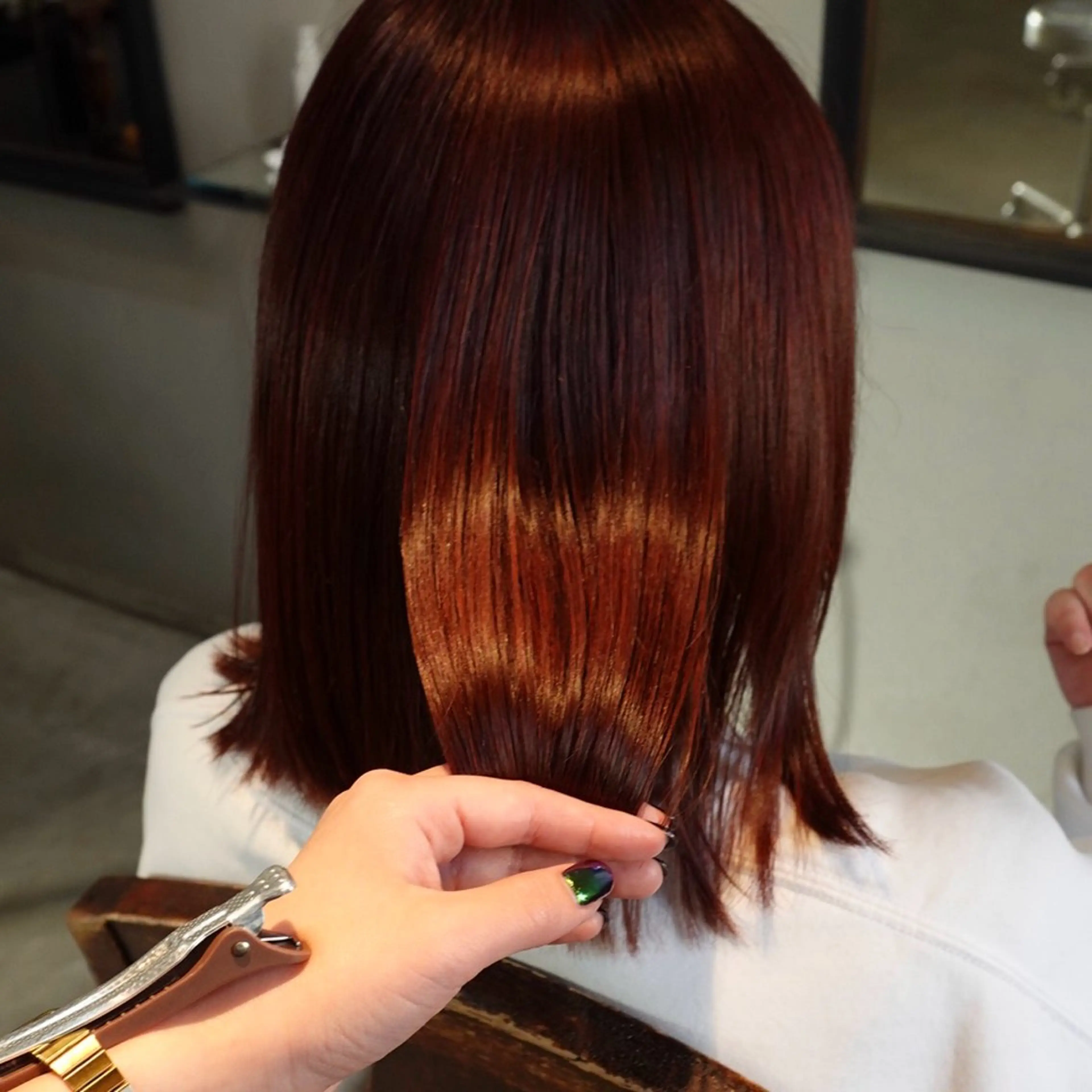 ミディアム カラー room3小出 奈央子のヘアスタイル