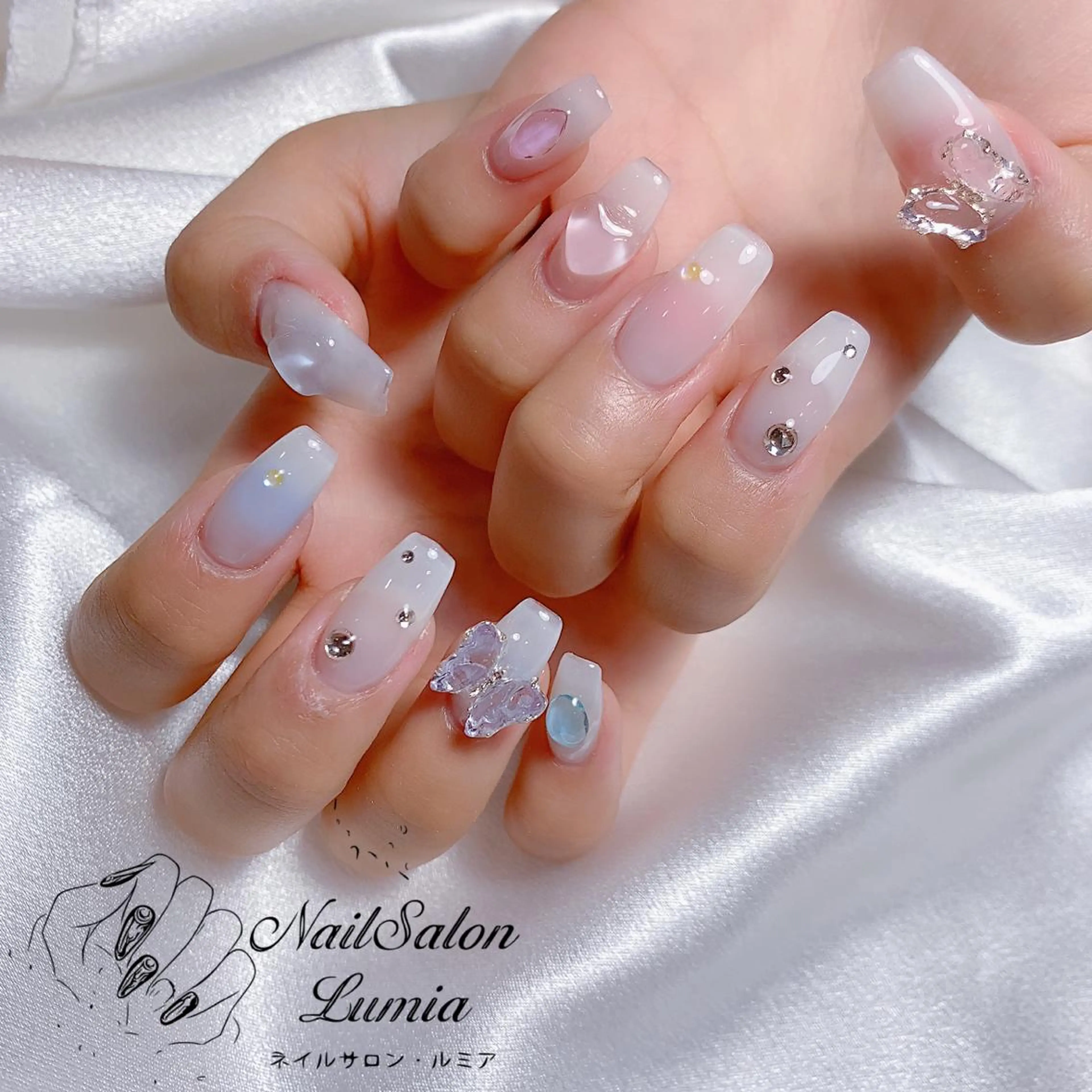 ネイル ハンドネイル ネイルサロン ルミア Lumia 店長のネイルデザイン