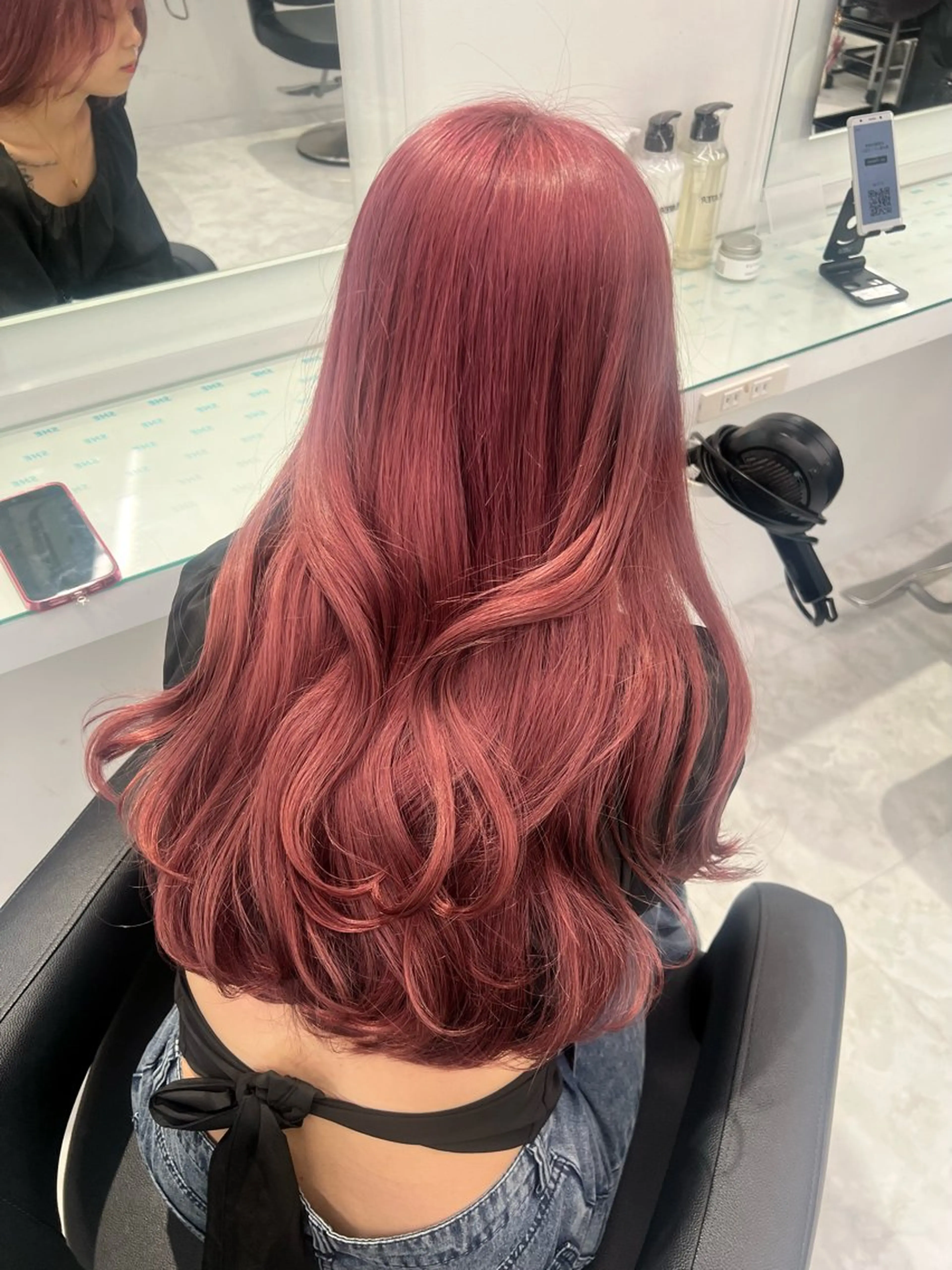 カラー La fith hair pur茶屋町店所属・momoka/茶屋町 /艶髪カラーのヘアスタイル