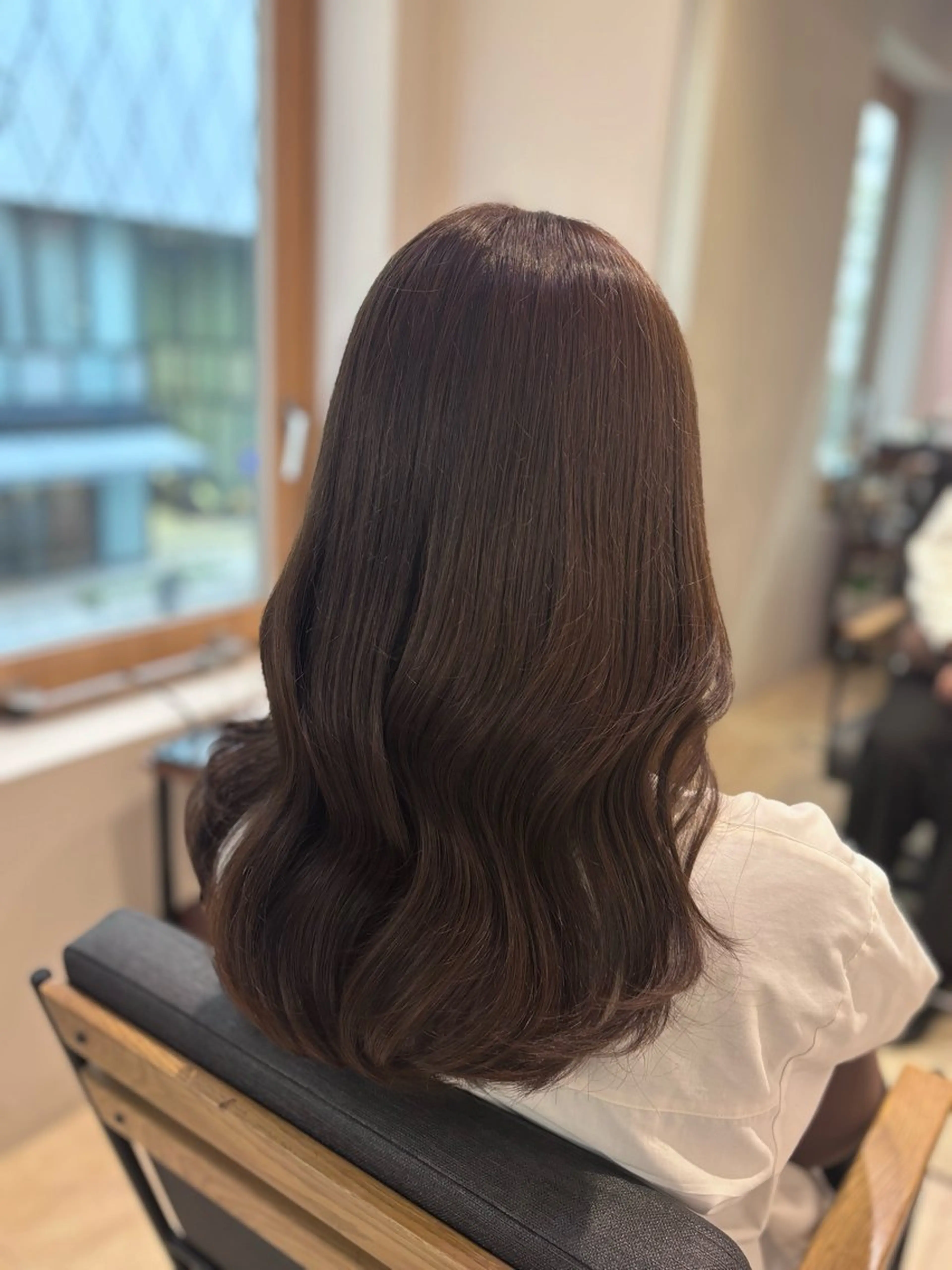 ロング アッシュ アッシュブラウン ✿︎AMELY呉服町 海野采紗‎✿  ‎のヘアスタイル