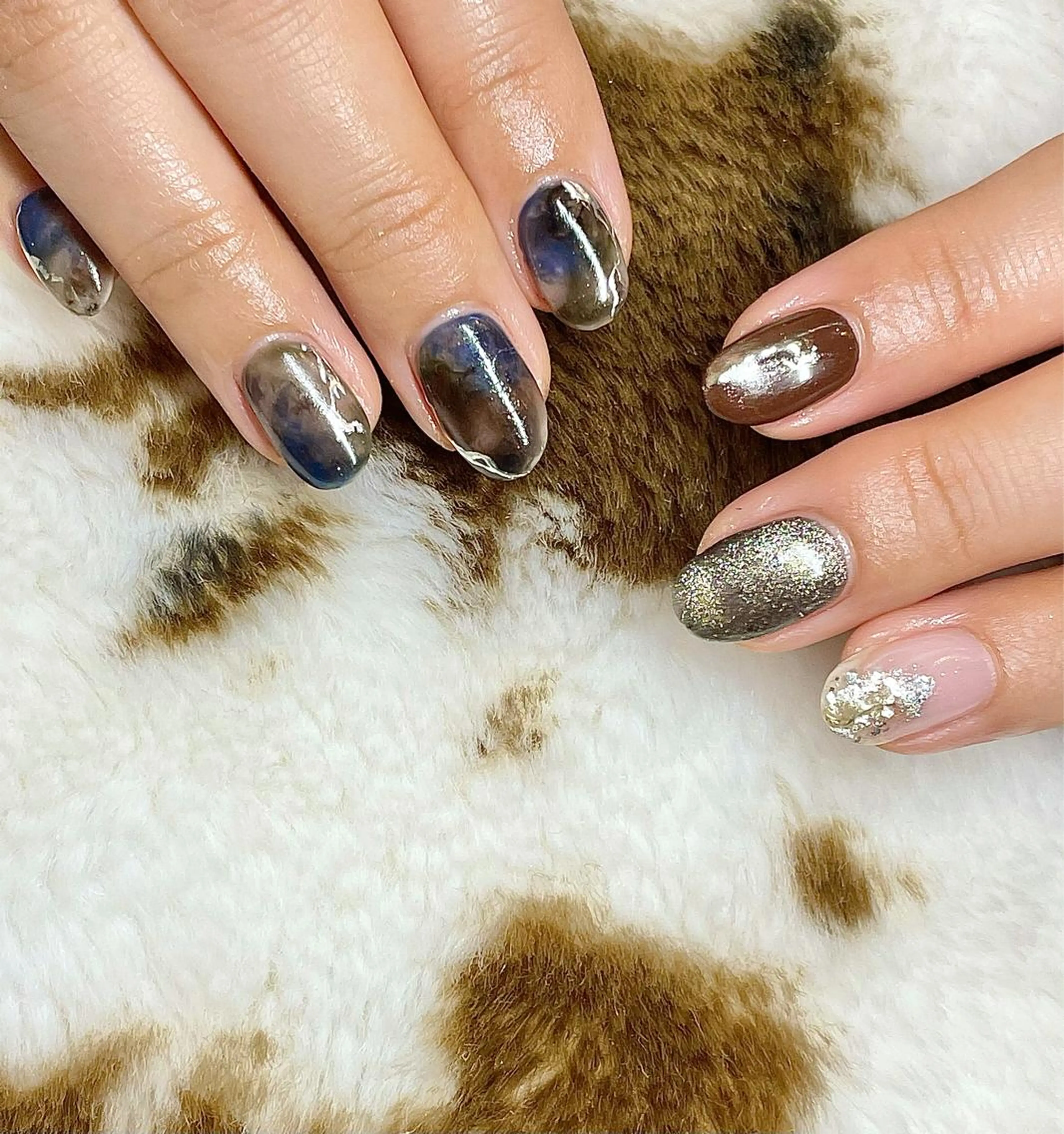 ミディアム カラー パーマ ヘアアレンジ メンズ キッズ ネイル マツエク・マツパ nail&eye Aoのマツエク・マツパデザイン