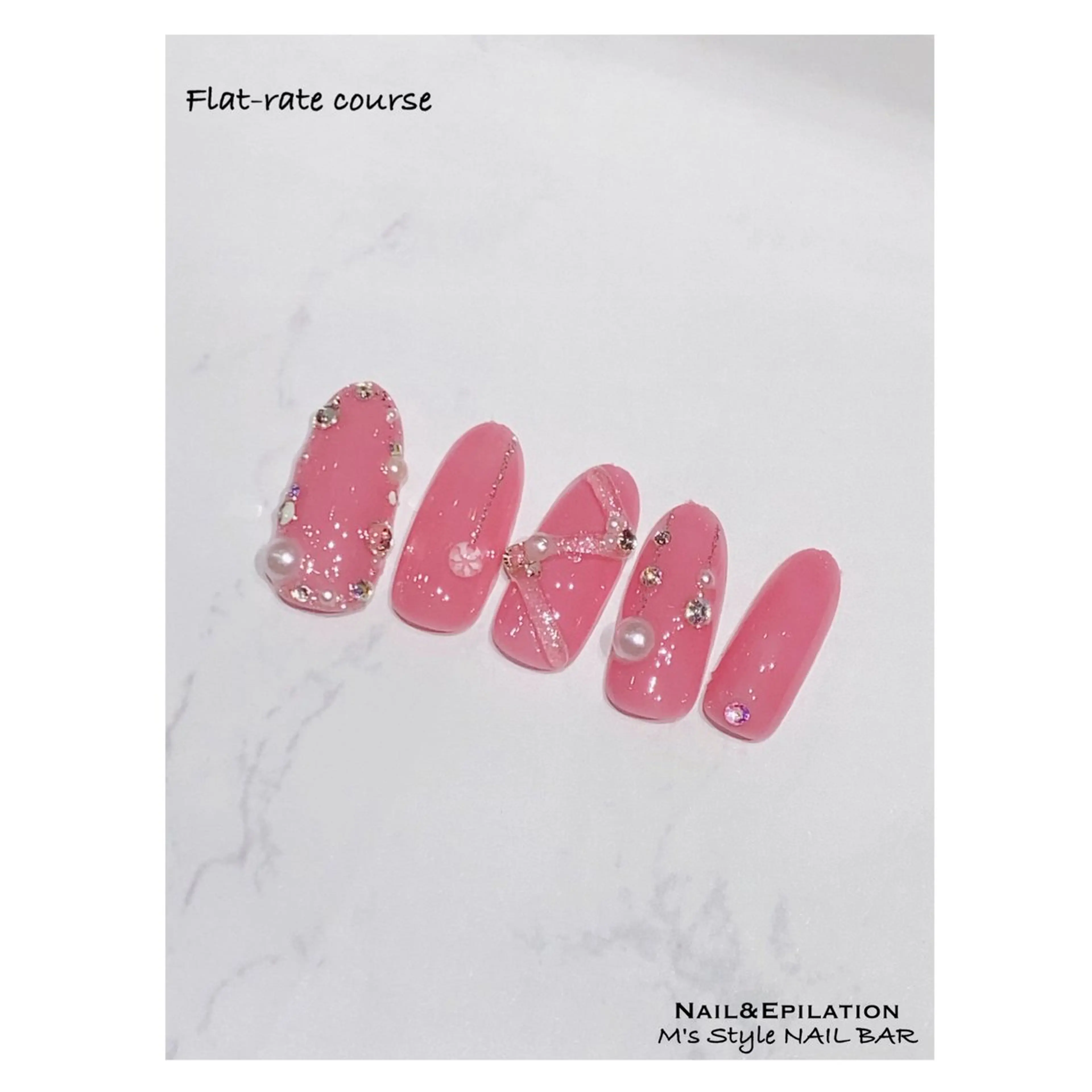 ネイル 成人式 フットネイル フレンチネイル ジェルネイル 韓国ネイル M's Style NAIL BARのエステ・リラクイメージ