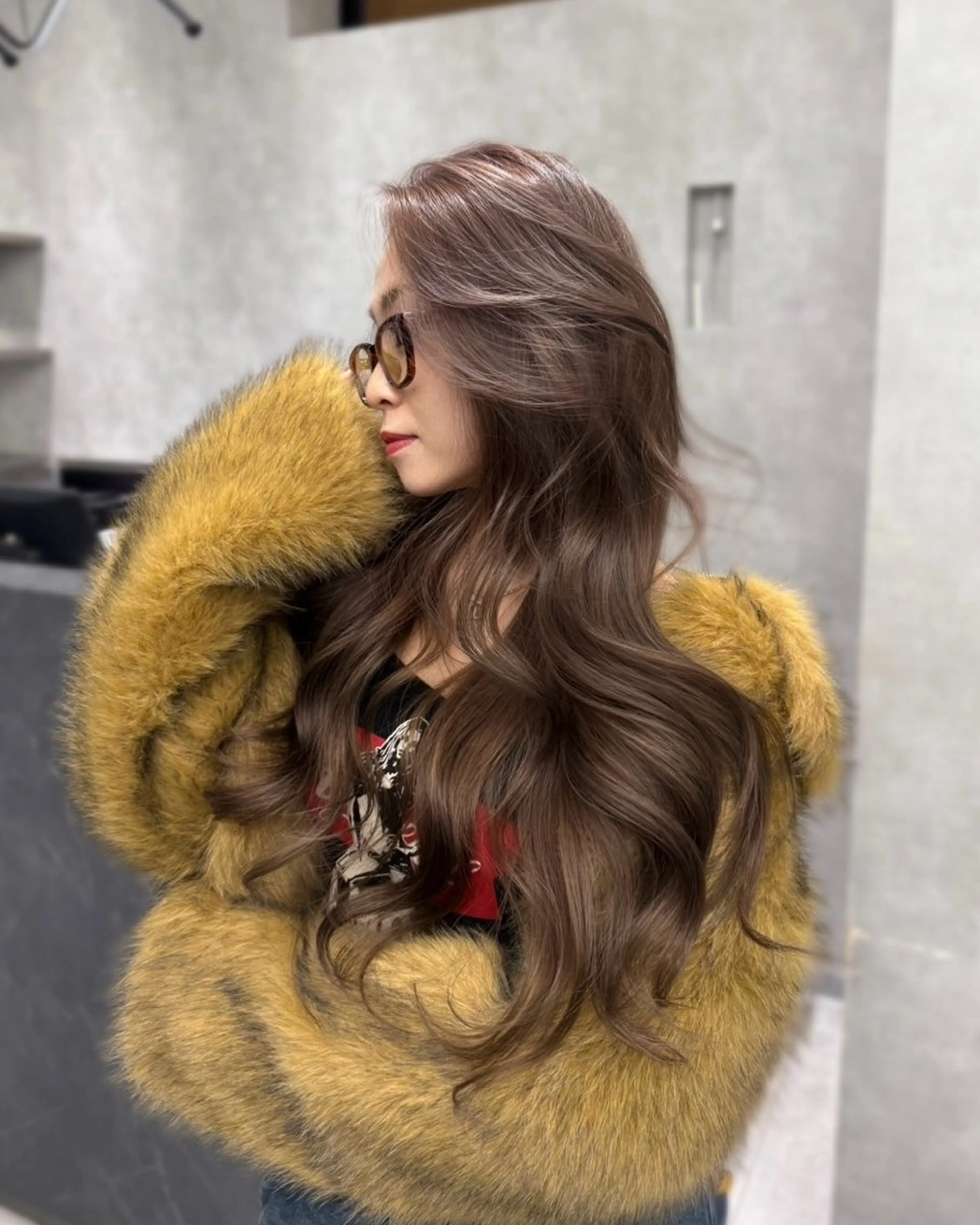 ロング レイヤーカット カット ヘアカラー トリートメント 大人レイヤー/艶美髪 🇺🇸TOMONAのヘアスタイル