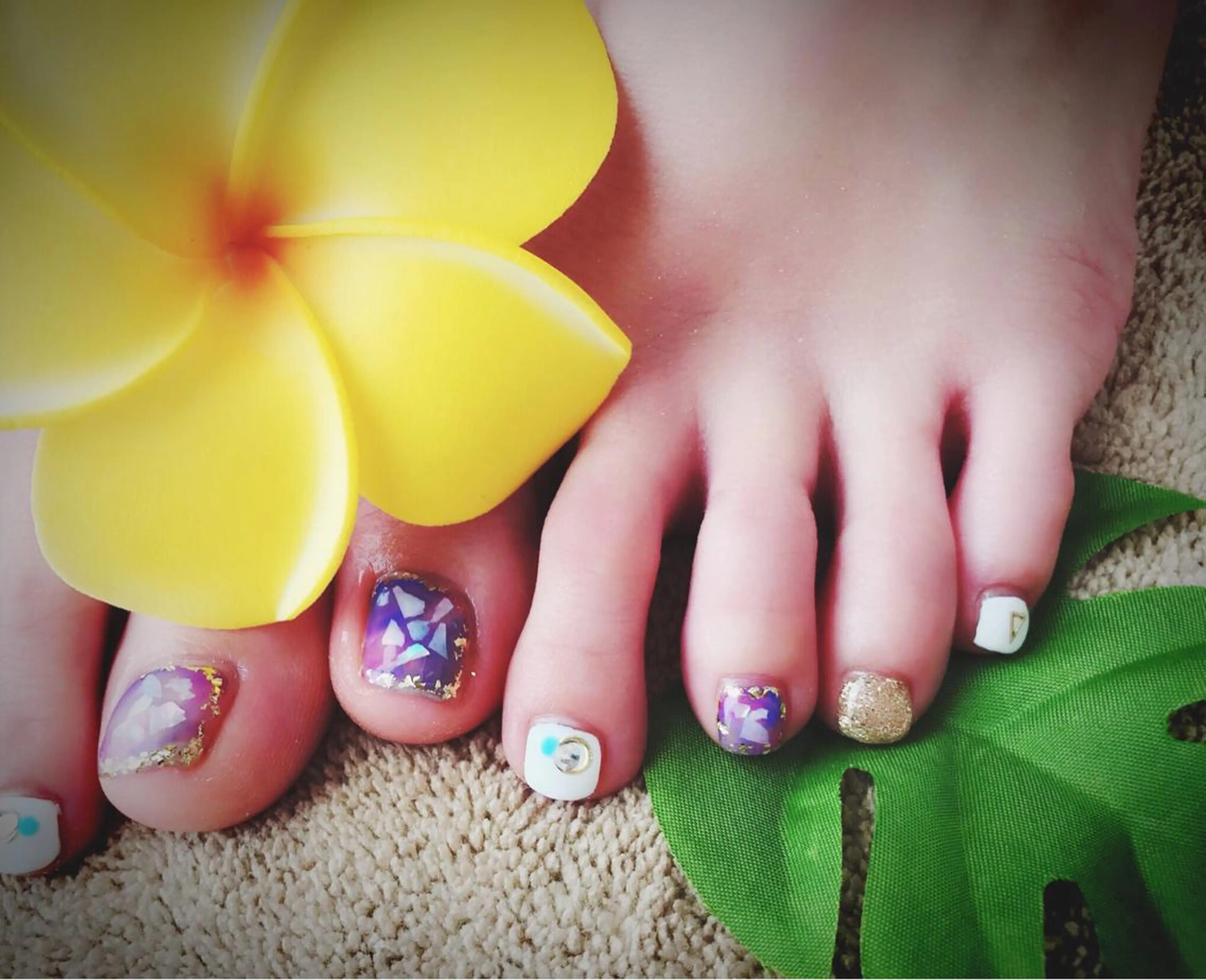 ネイル フットネイル エース ネイルのネイルデザイン