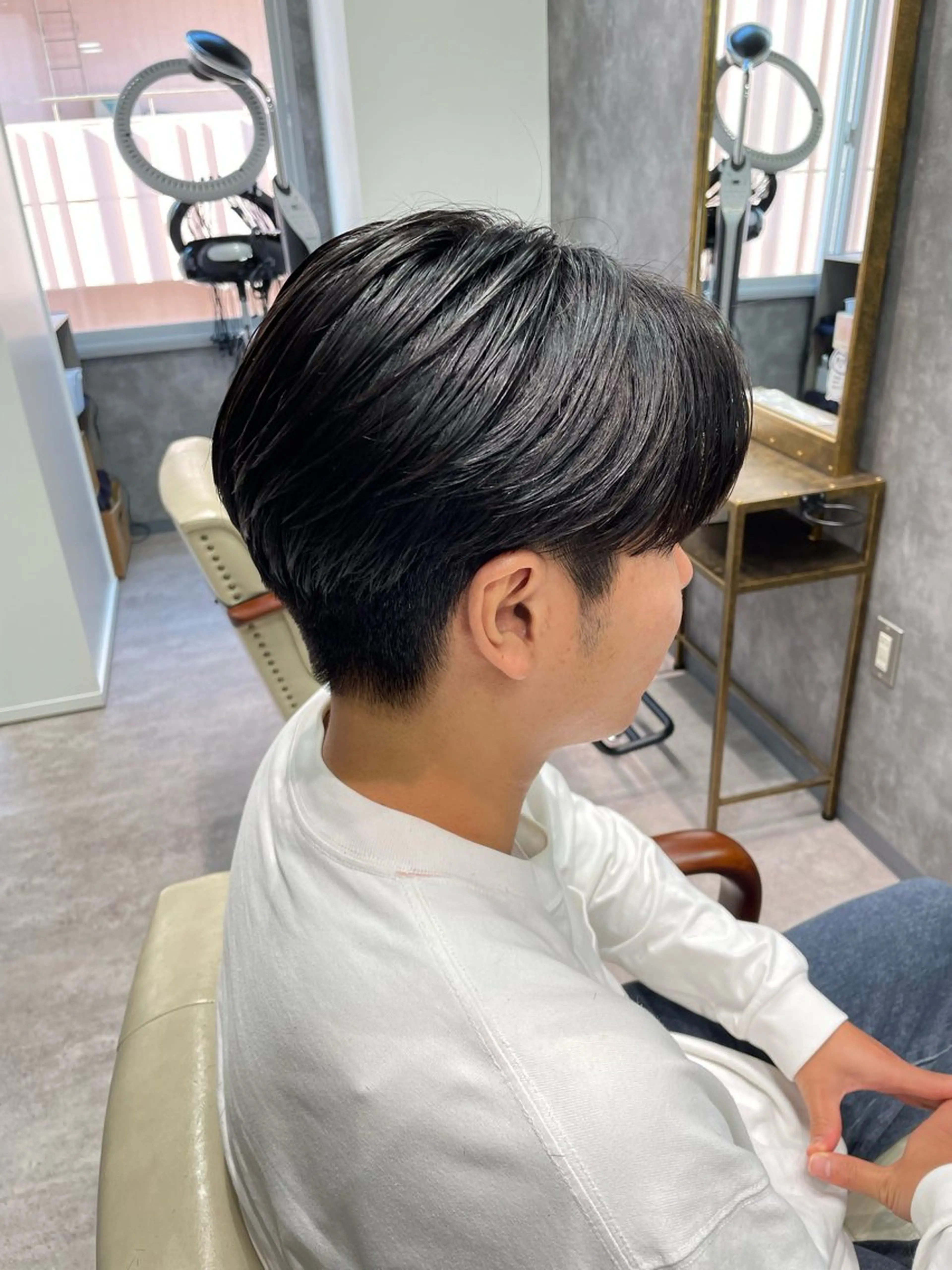 パーマ メンズ メンズパーマ ニュアンスパーマ 艶感暖色カラー /透明感/瀬戸山舞のヘアスタイル