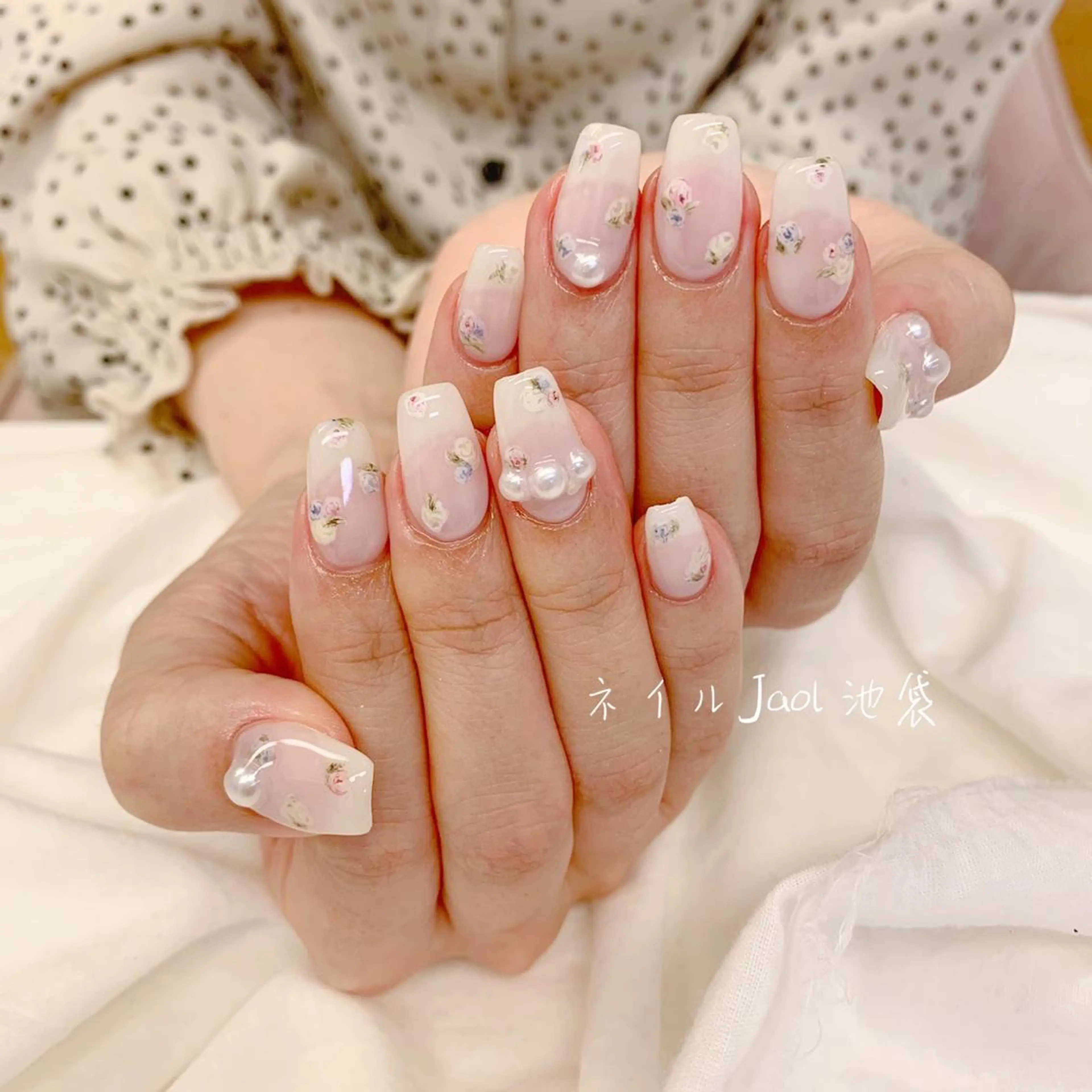 セミロング ハンドネイル nail jaol池袋店所属・ネイルJaol 池袋のネイルデザイン