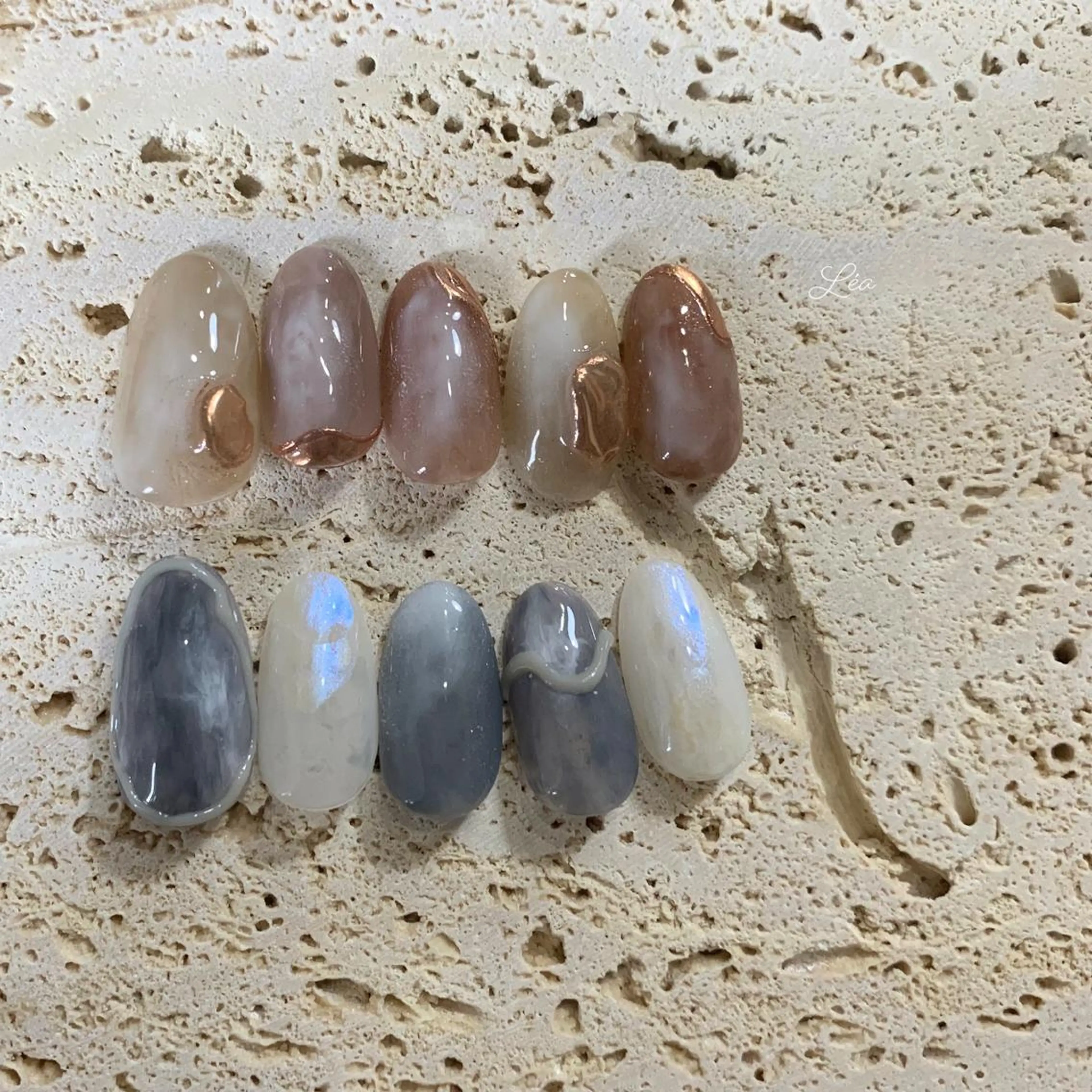 ネイル ジェルネイル パラジェル Léa nailのネイルデザイン