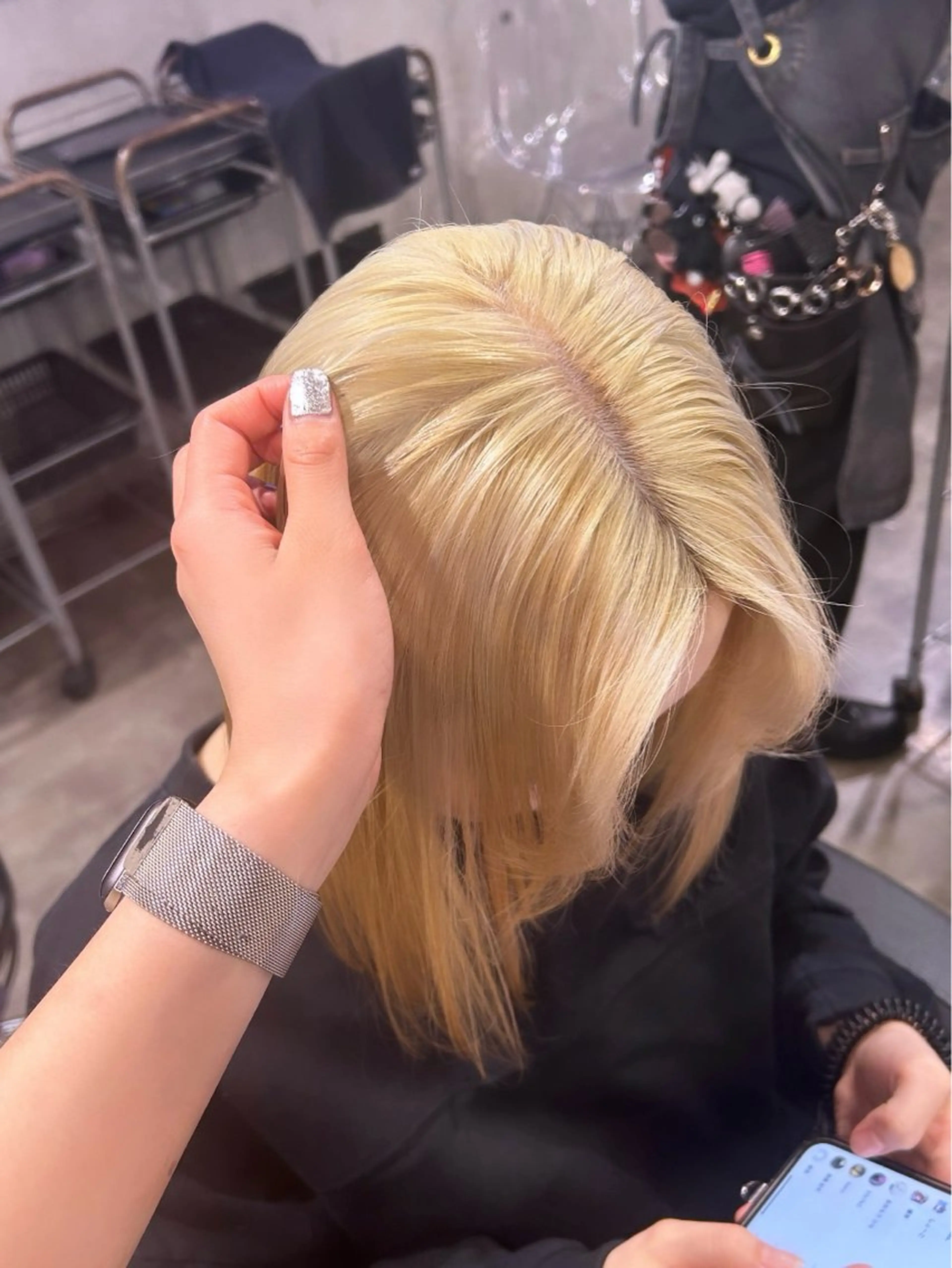 セミロング IS所属・横浜美容室/透明感 カラー/レイヤーのヘアスタイル