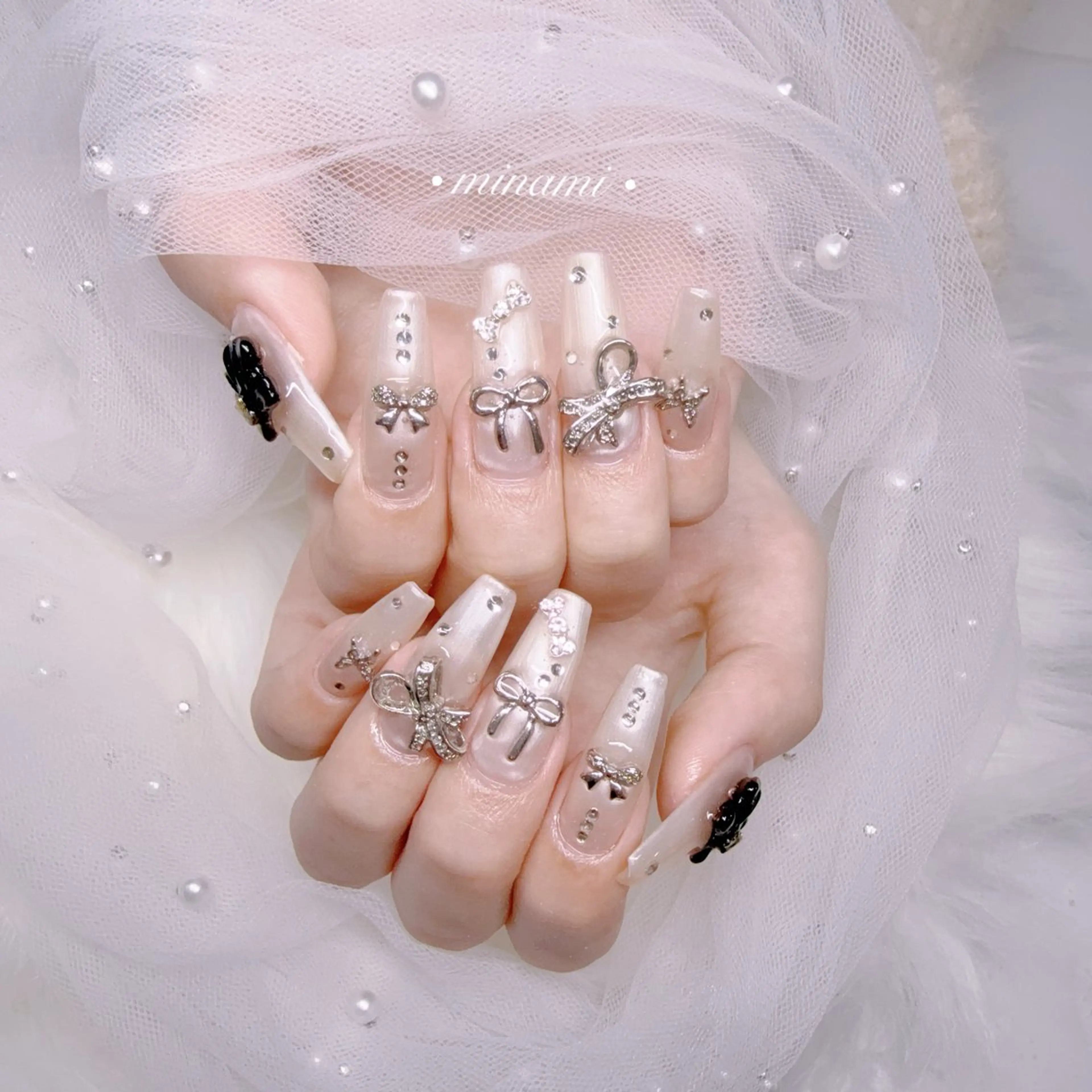 ネイル ハンドネイル 長さだし専門Minami所属・MN Nail salonのネイルデザイン