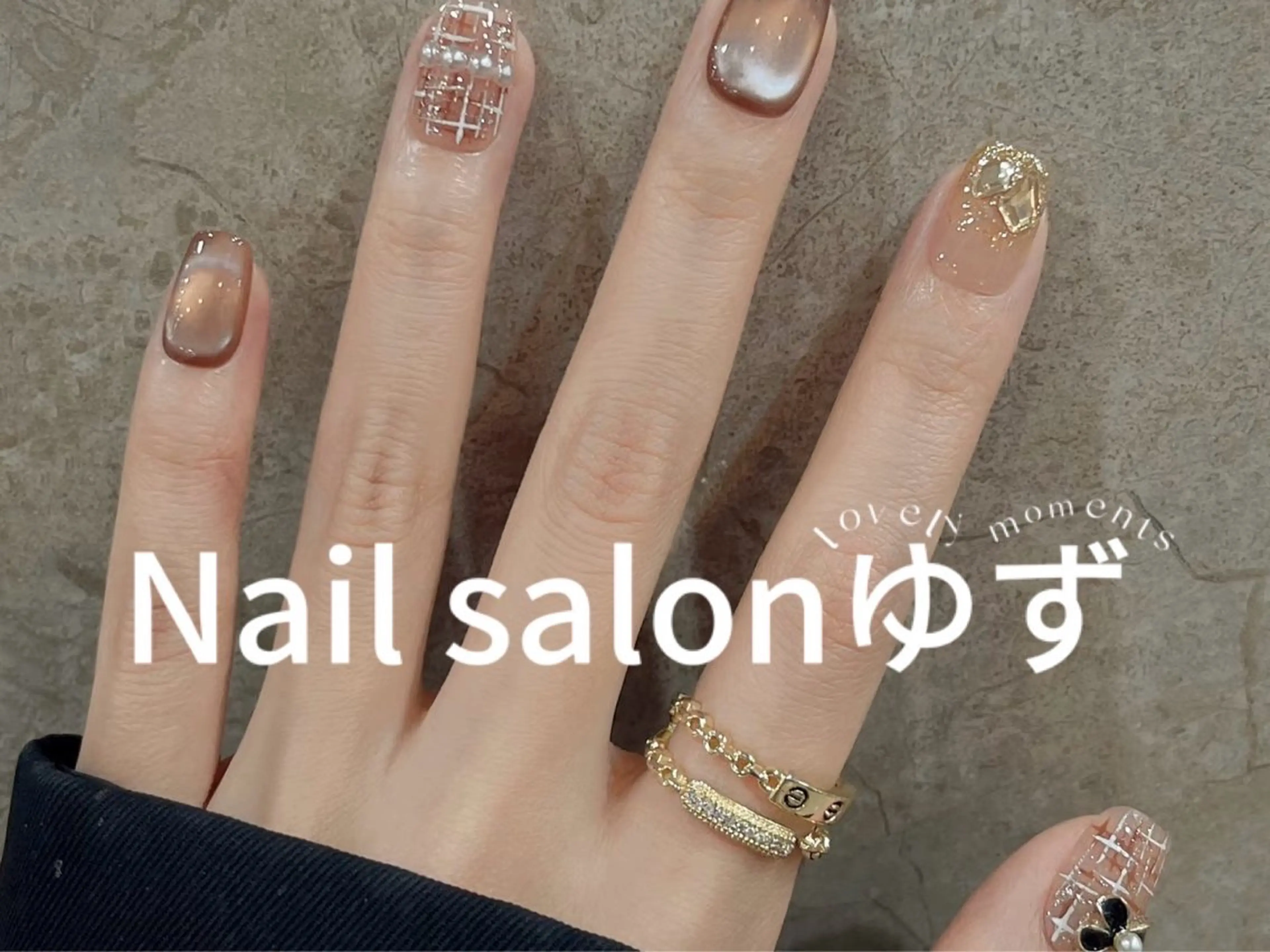 ネイル ハンドネイル ネイルサロン ゆずのネイルデザイン