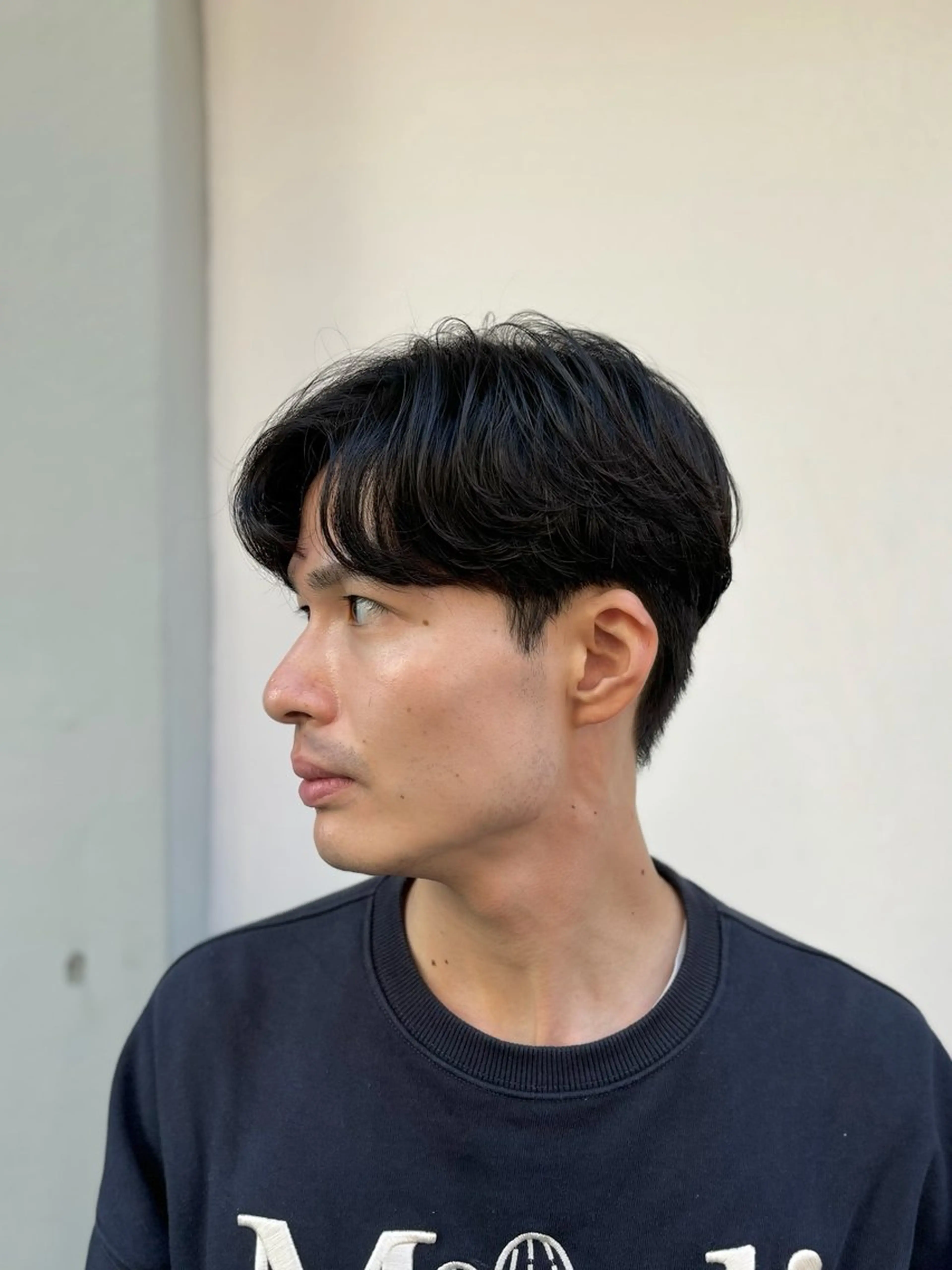 ショート カラー パーマ メンズ 韓国メンズヘア/ ダウンパーマ/歩夢のヘアスタイル