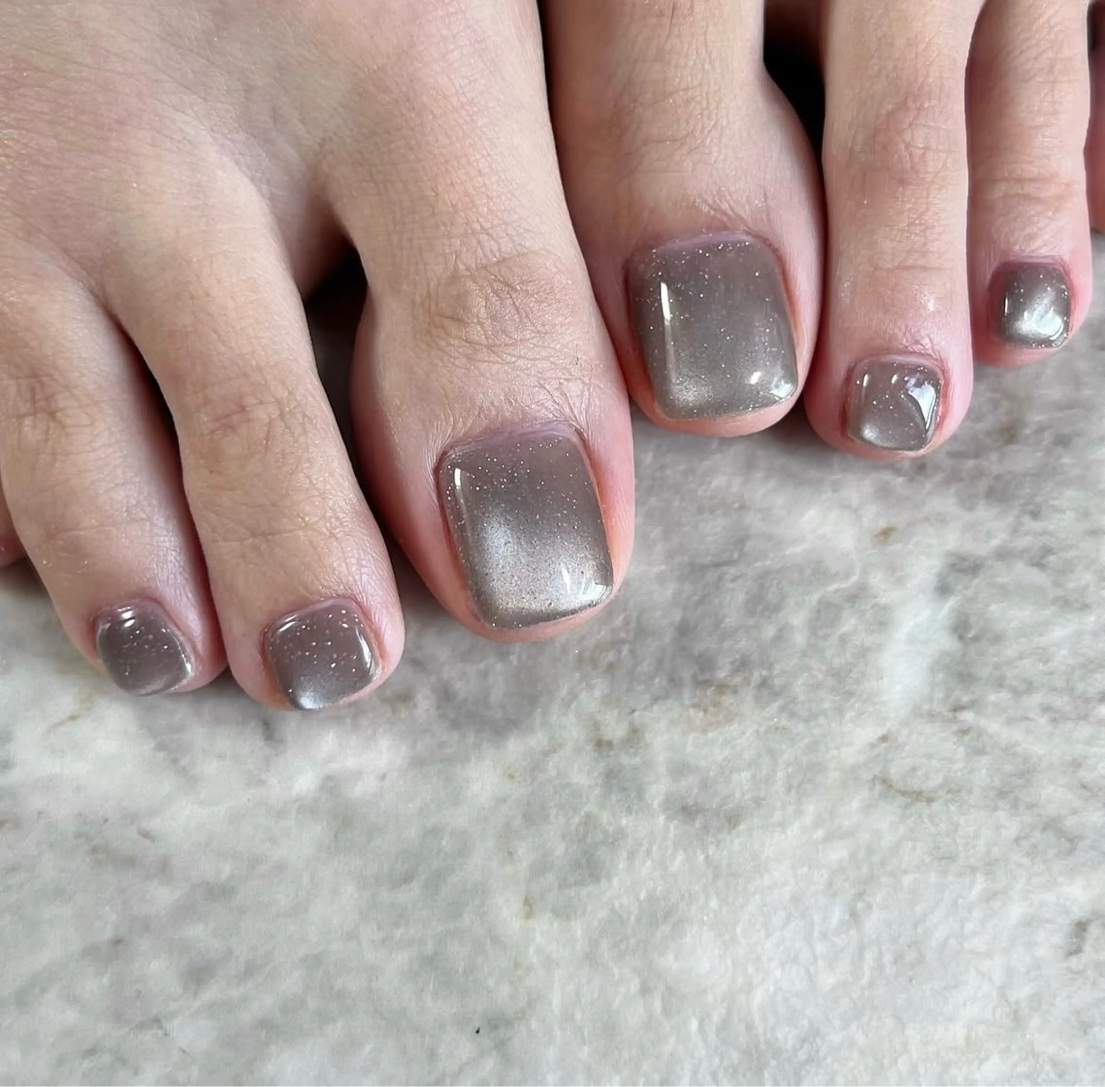 ネイル マグネットネイル フットネイル naily_ YUNAのネイルデザイン