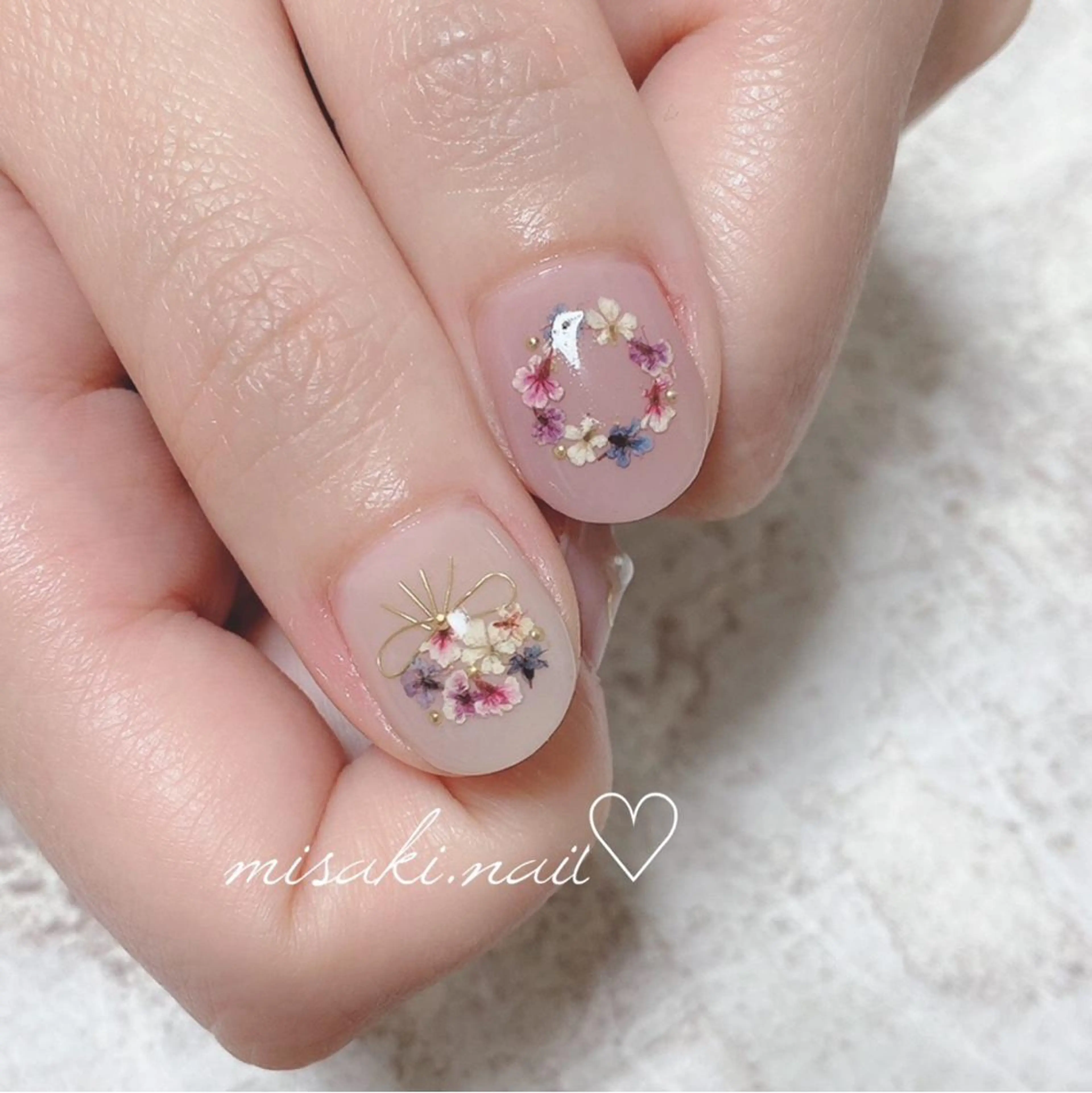 ネイル 韓国ネイル ワンホンネイル ハンドネイル nailsalon miinailsのネイルデザイン