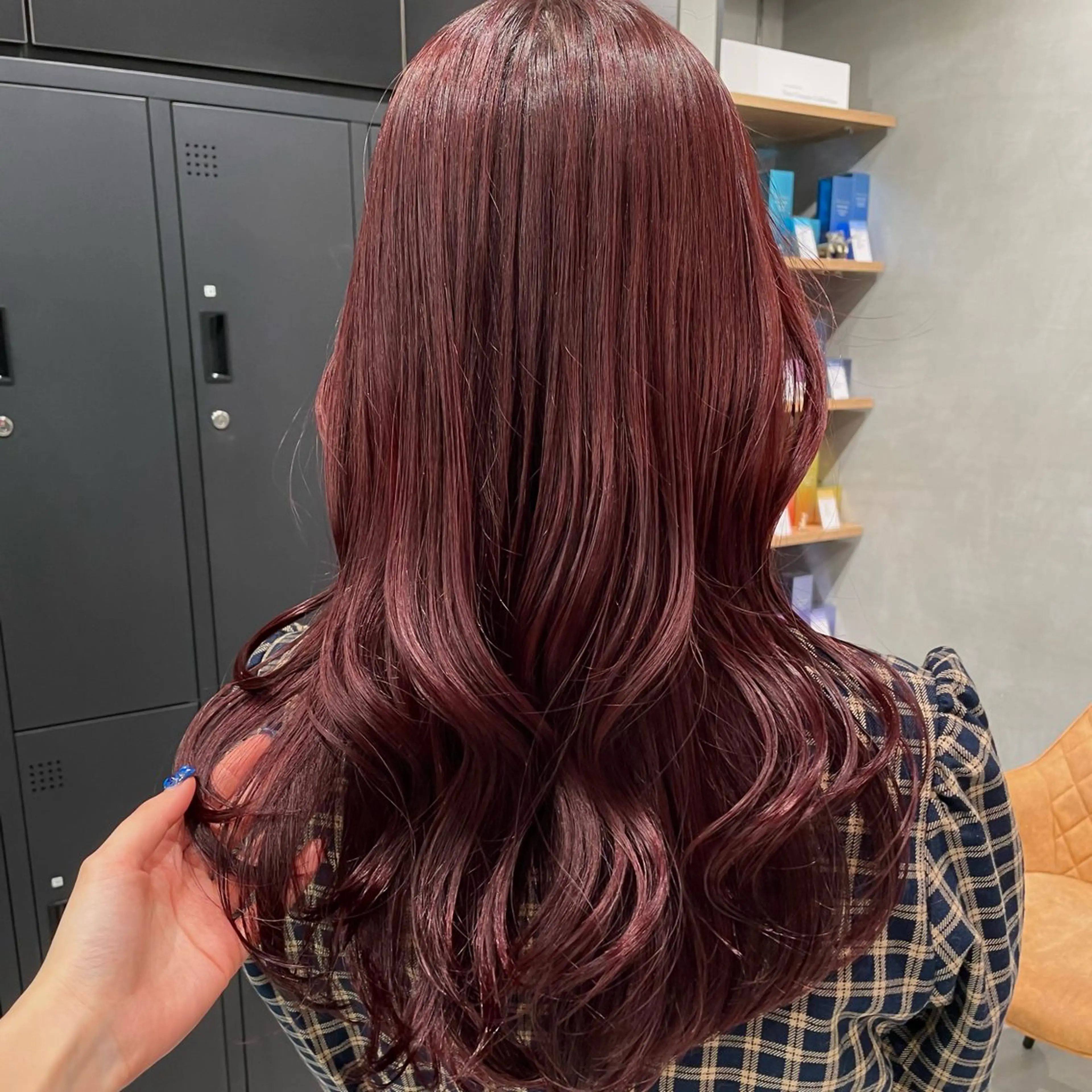 ロング カラー カット ヘアカラー トリートメント ヘッドスパ ヘアセット 暖色レイヤー 🥀REIRIのヘアスタイル