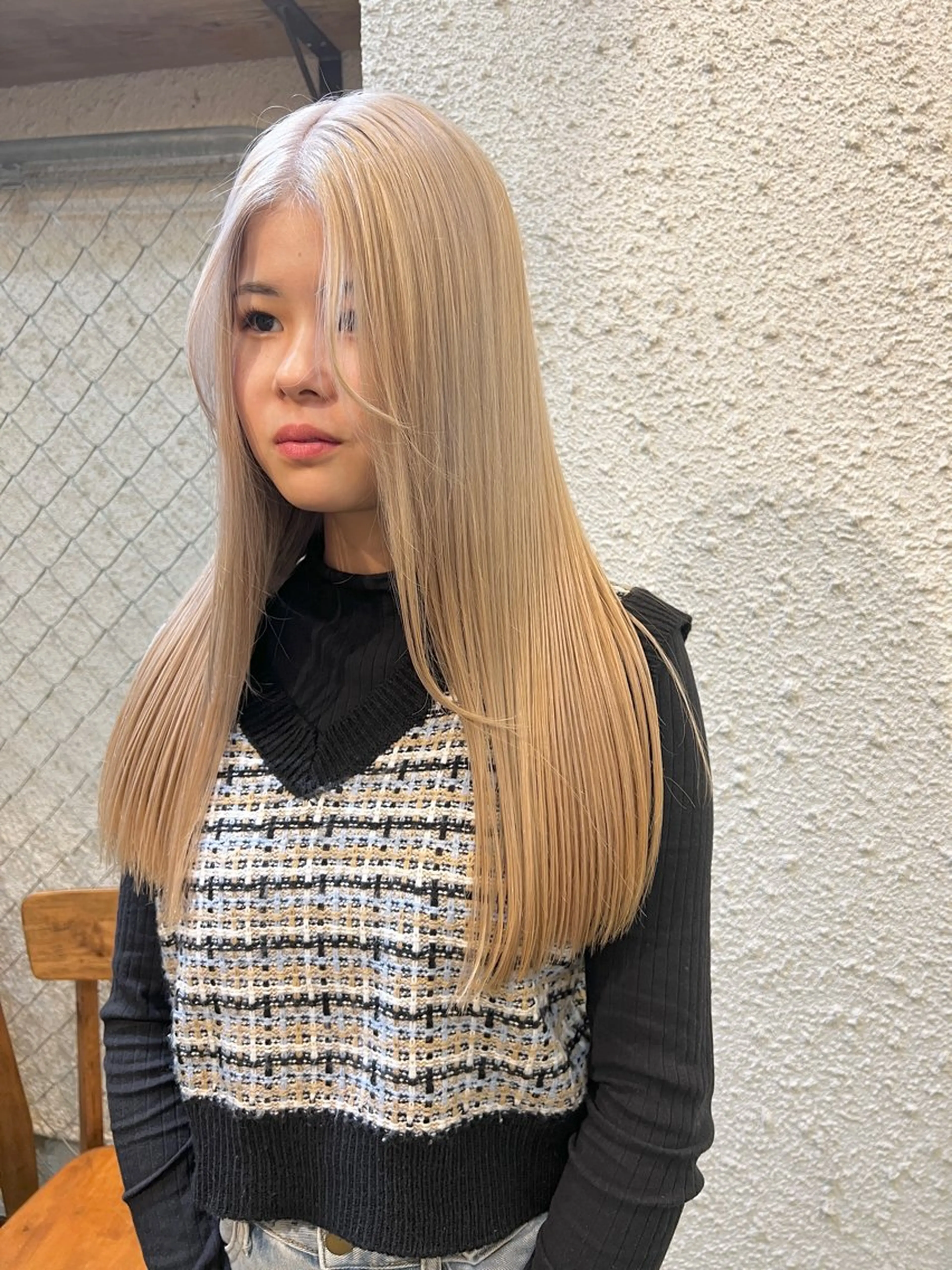 ロング カラー ベージュカラー ブロンド ブロンドベージュ ロング ✨艶髪職人 しょうたろう✨のヘアスタイル