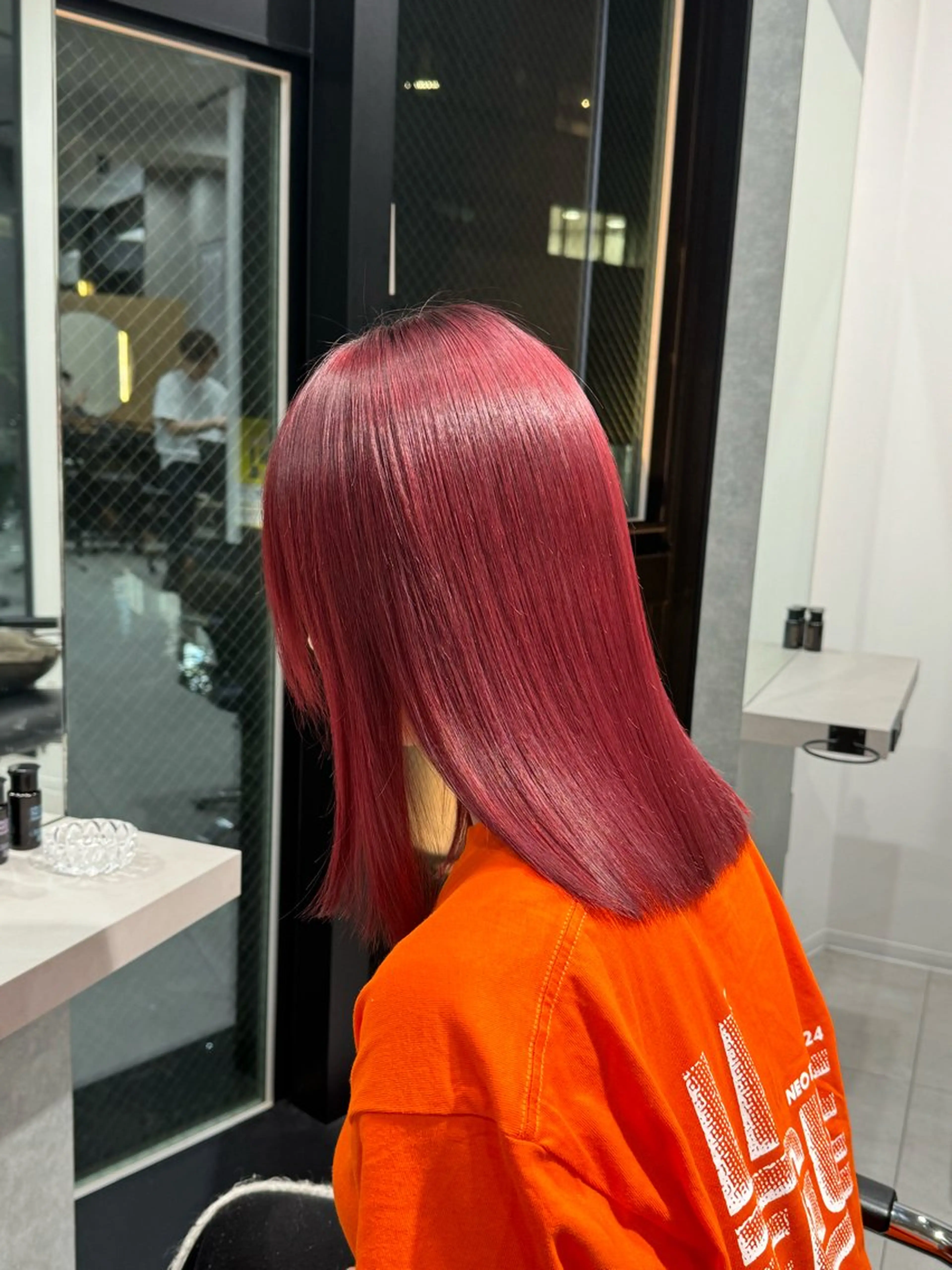 ミディアム RAF TOKYO 薬院店所属・福岡／艶髪カラー/ 髪質改善/SAEのヘアスタイル