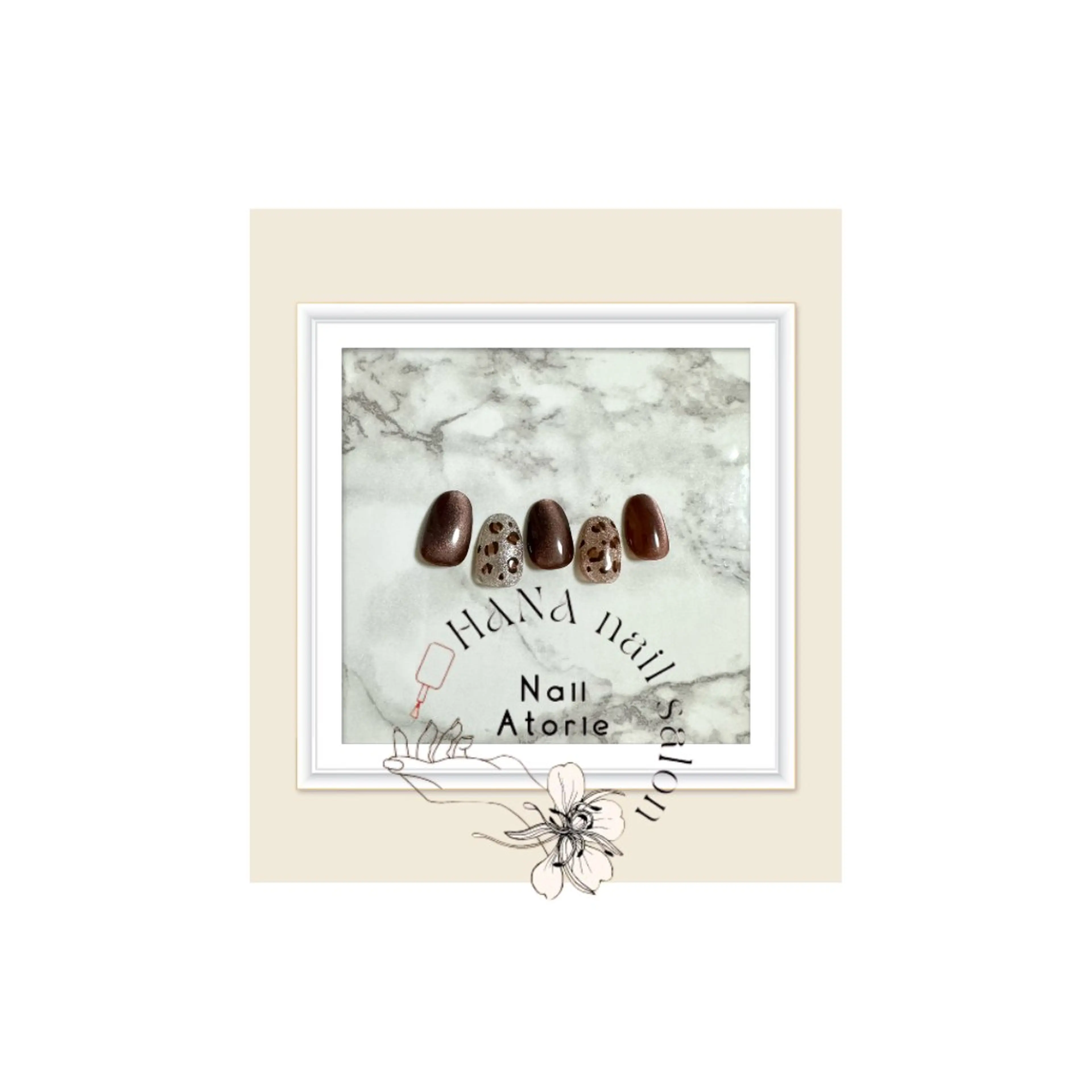 ネイル シンプルネイル ハンドネイル HaNA 　nail salonのネイルデザイン