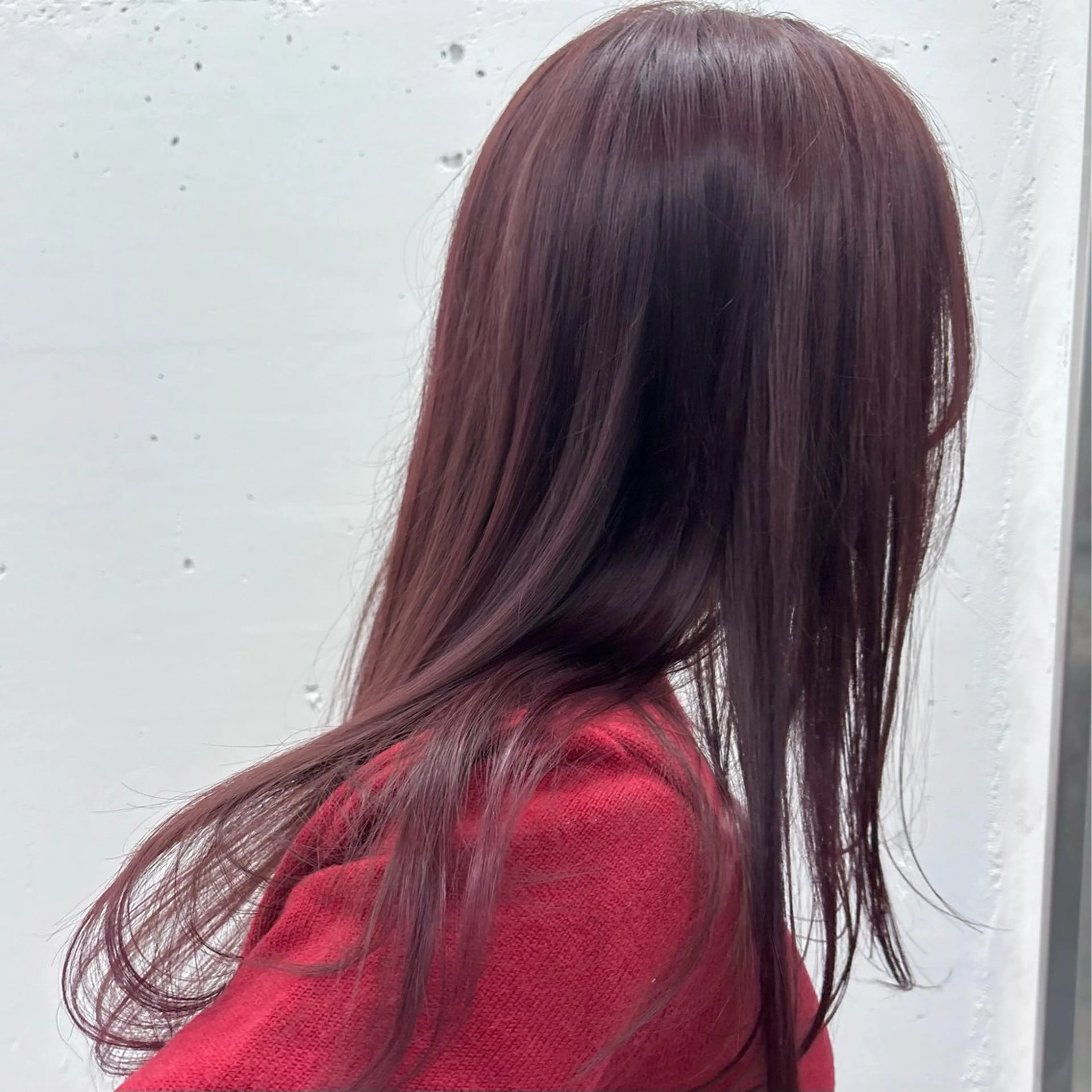 ロング カラー ブラウンカラー ピンクカラー ❣️星野のあ❣️ 優しいダブルブリーチのヘアスタイル