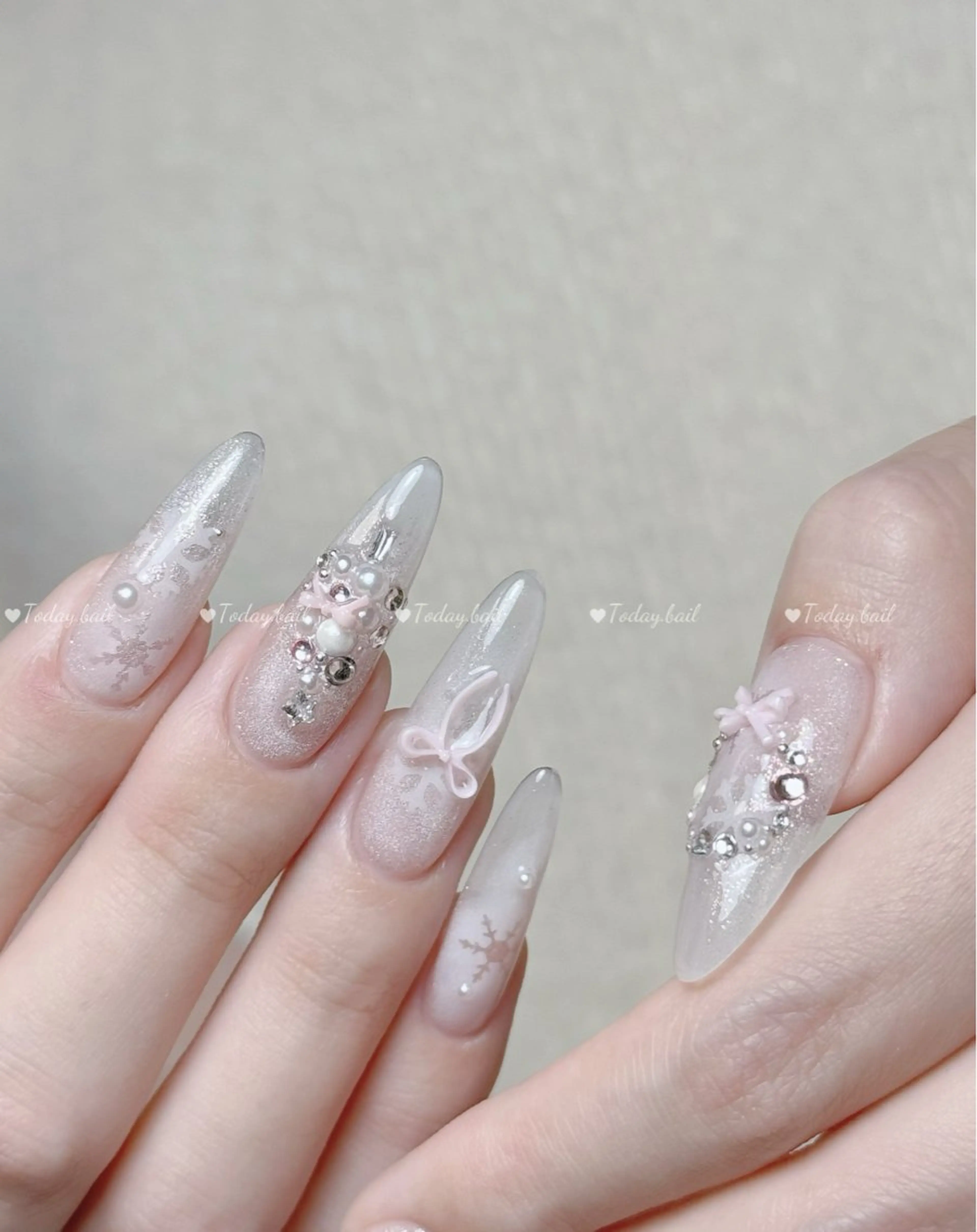 ネイル ハンドネイル 🎀Today nail💅のネイルデザイン
