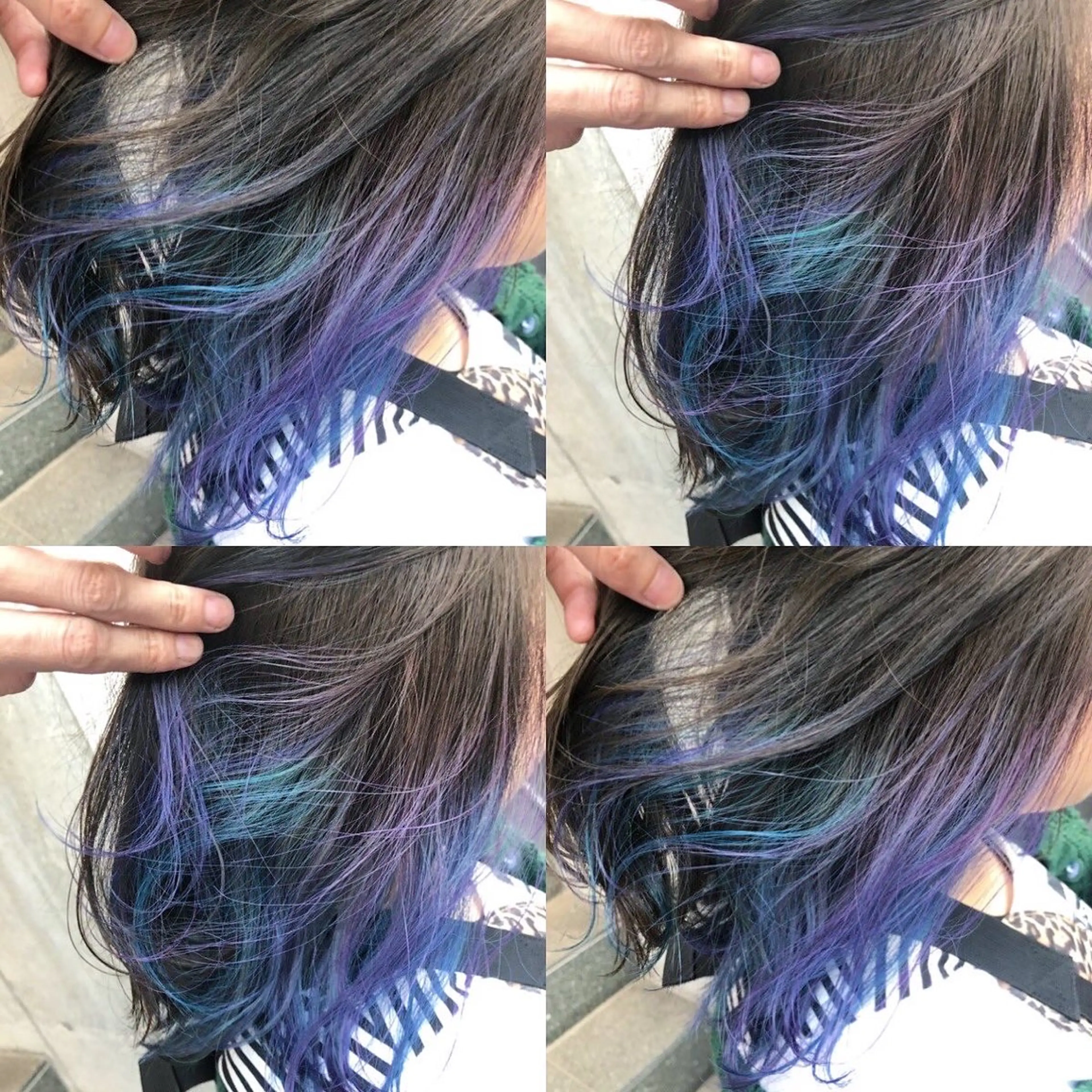 ミディアム カラー ブリーチ イヤリングカラー インナーカラー ユニコーンカラー カット ヘアカラー トリートメント 原宿サロン代表 デザインカラー伊藤卓のヘアスタイル