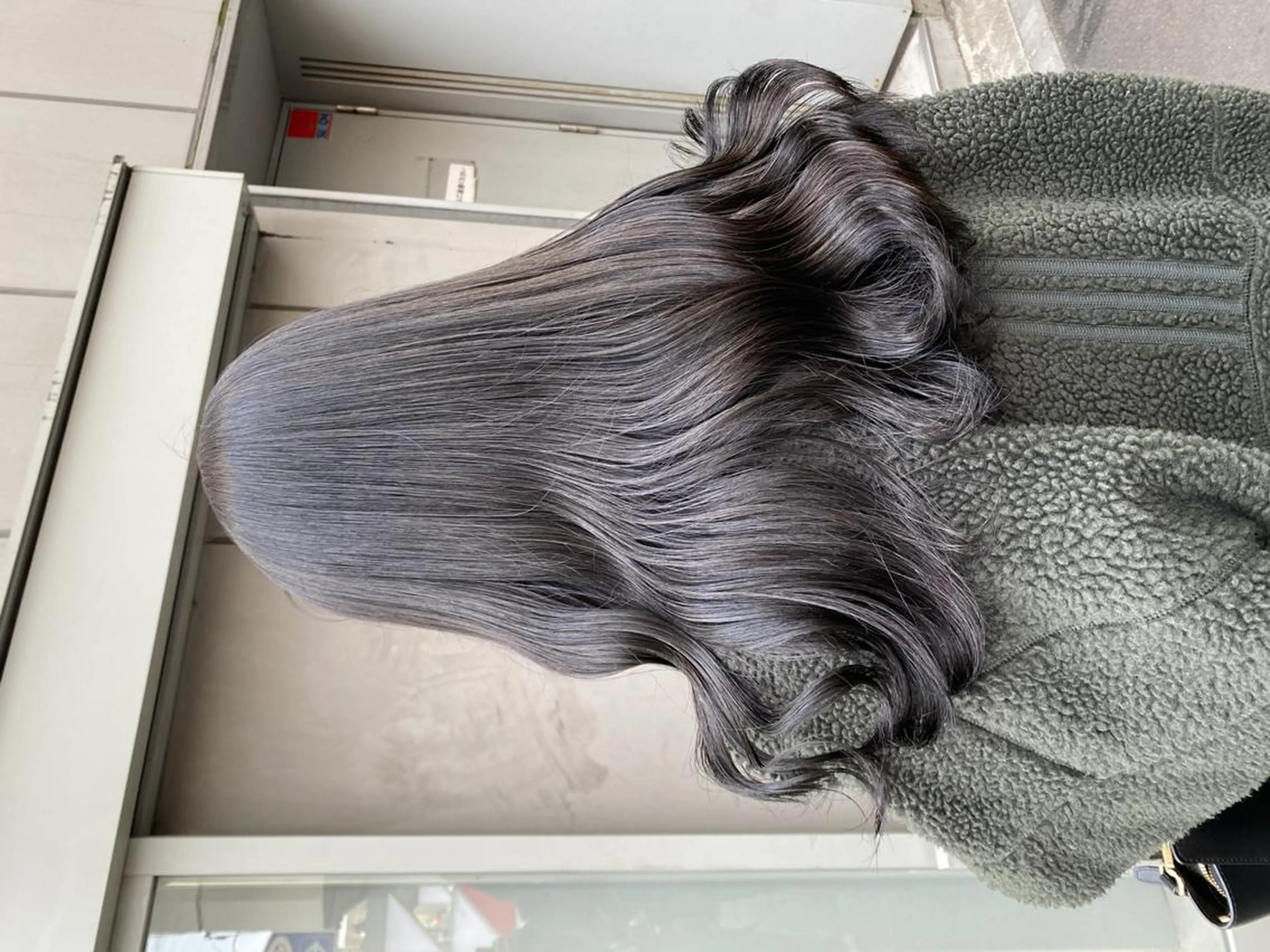 カラー 透明感暗髪/春色 ヘア/銀座DISCOのヘアスタイル