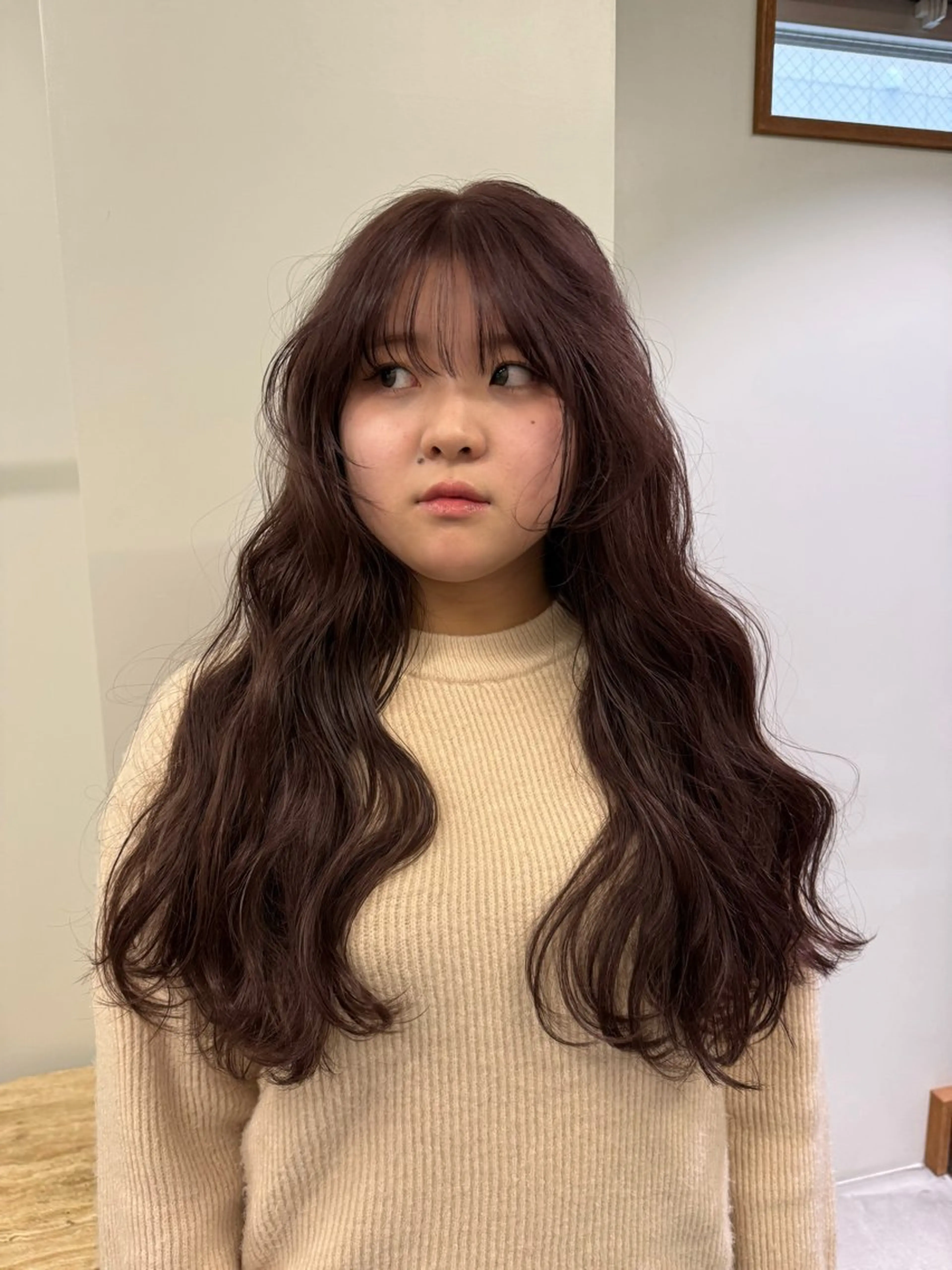 ロング カラー ブラウンカラー コノカ/暖色カラー/ 透明感カラーのヘアスタイル
