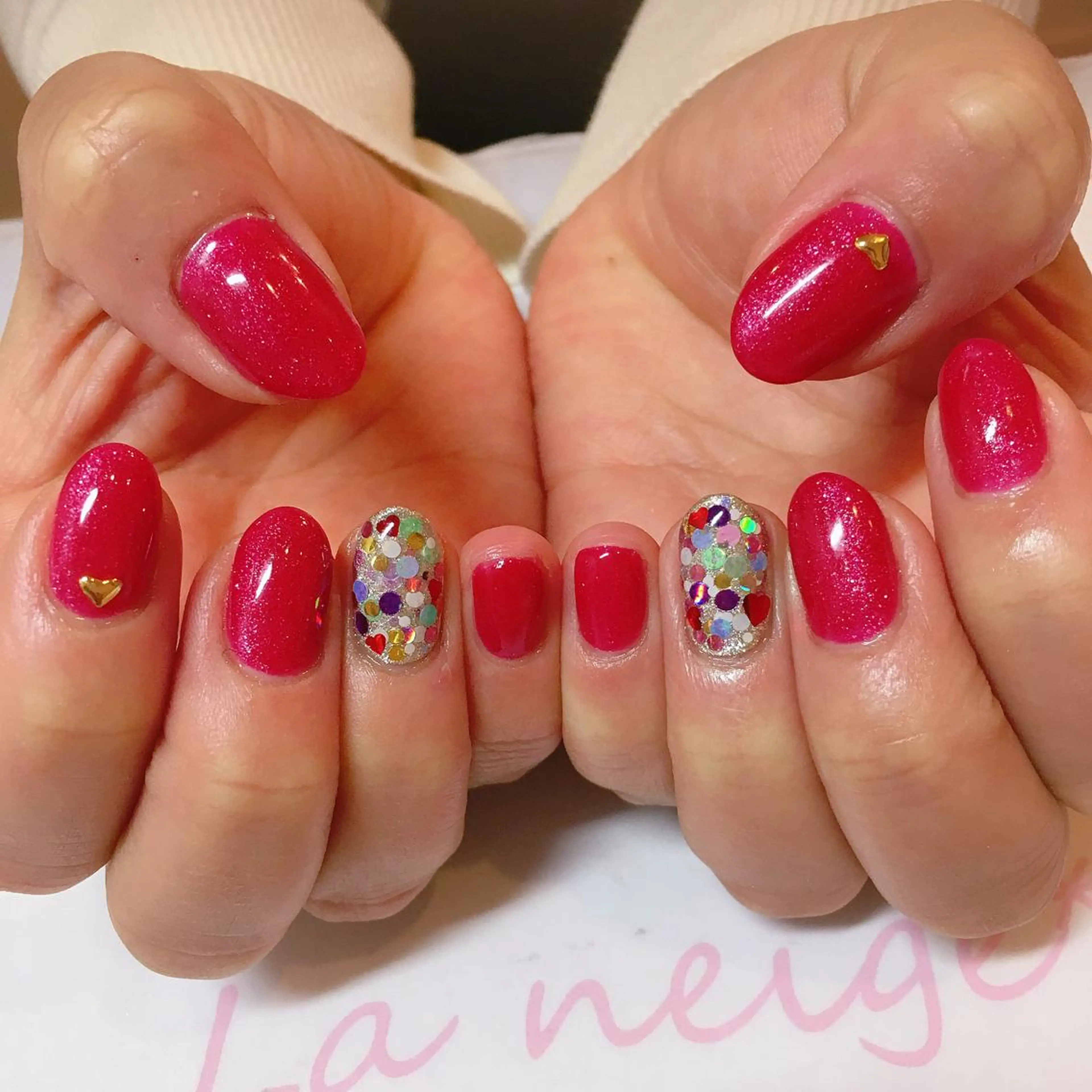 ネイル La neige* yuki 🥯🍑のネイルデザイン