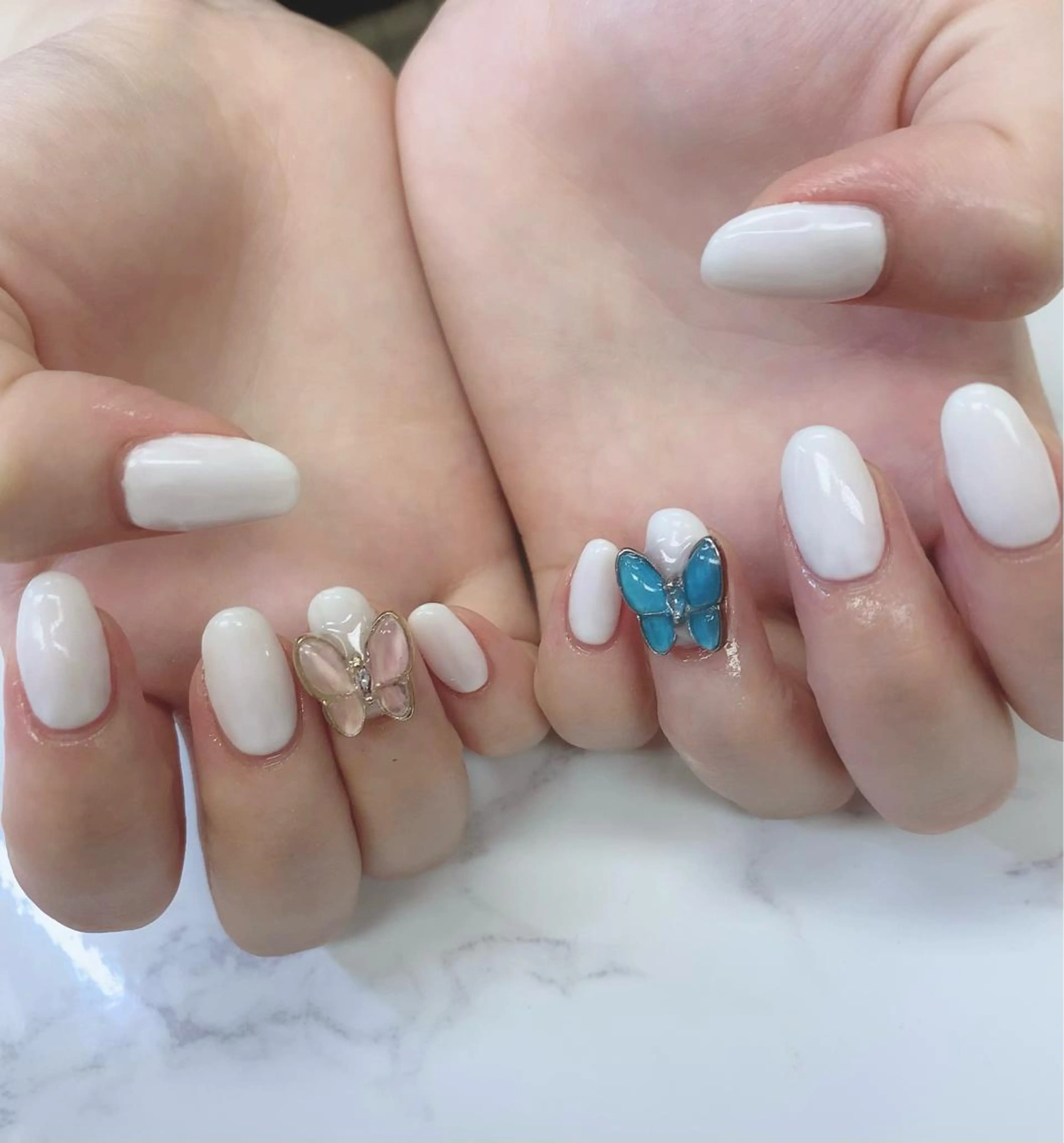 ショート ハンドネイル JNA認定講師🌸 RIEのネイルデザイン