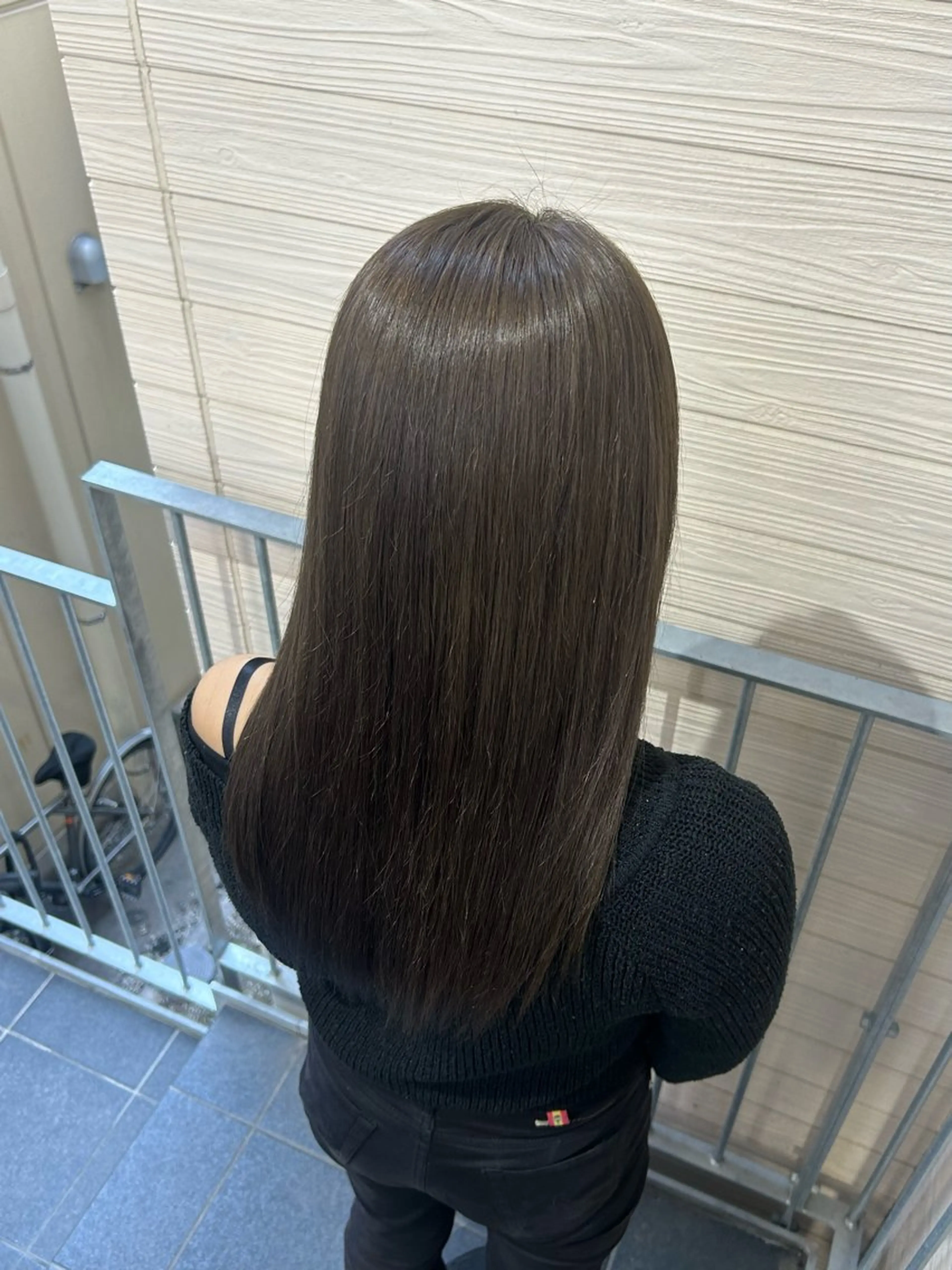 セミロング カラー ベージュカラー オリーブベージュ 大宮/韓国風🩶/ 七海芽亜利🎀のヘアスタイル