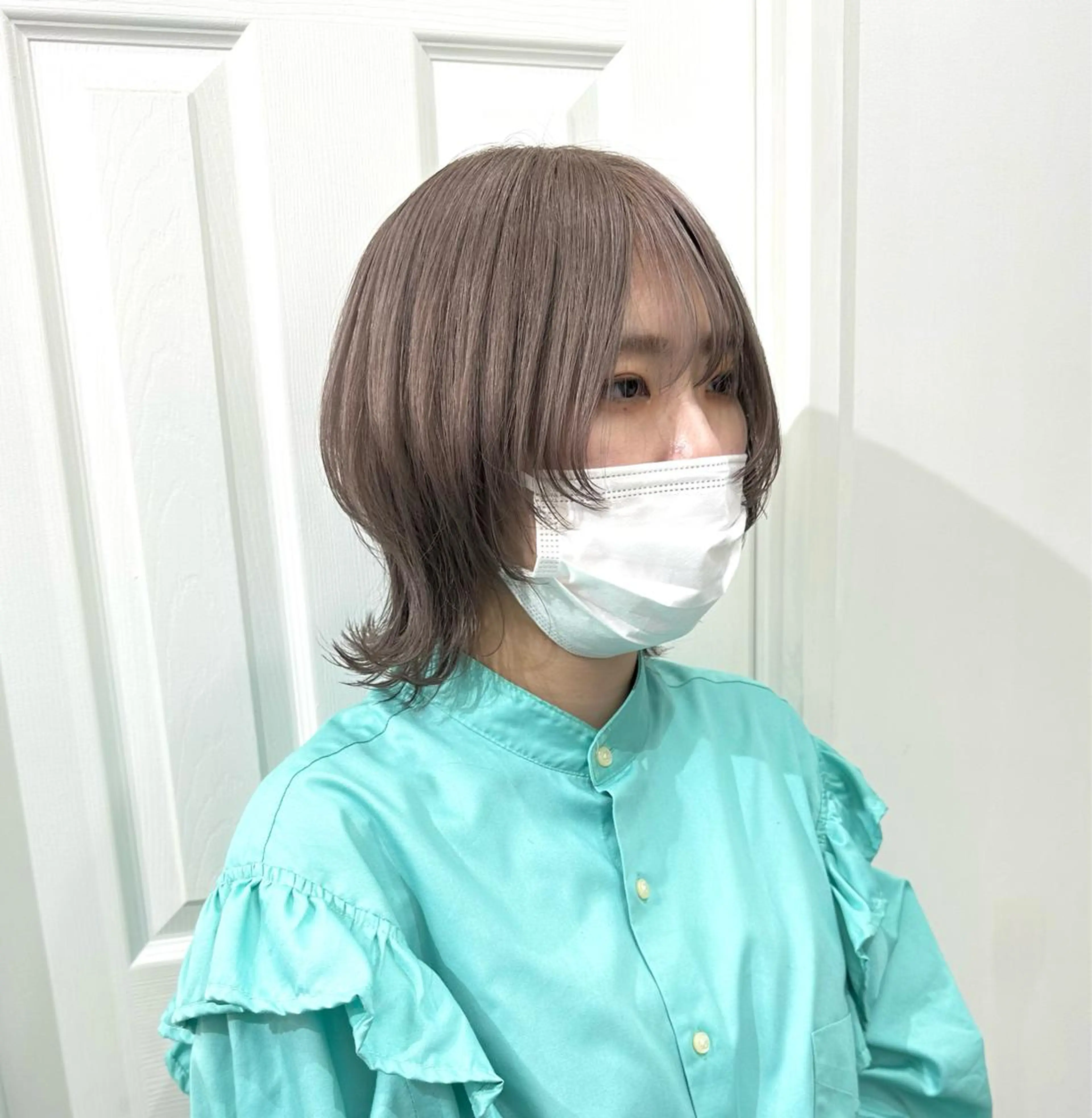 ミディアム カラー パーマ ヘアアレンジ メンズ 抜きっぱなしブロンド ササキカズマのヘアスタイル