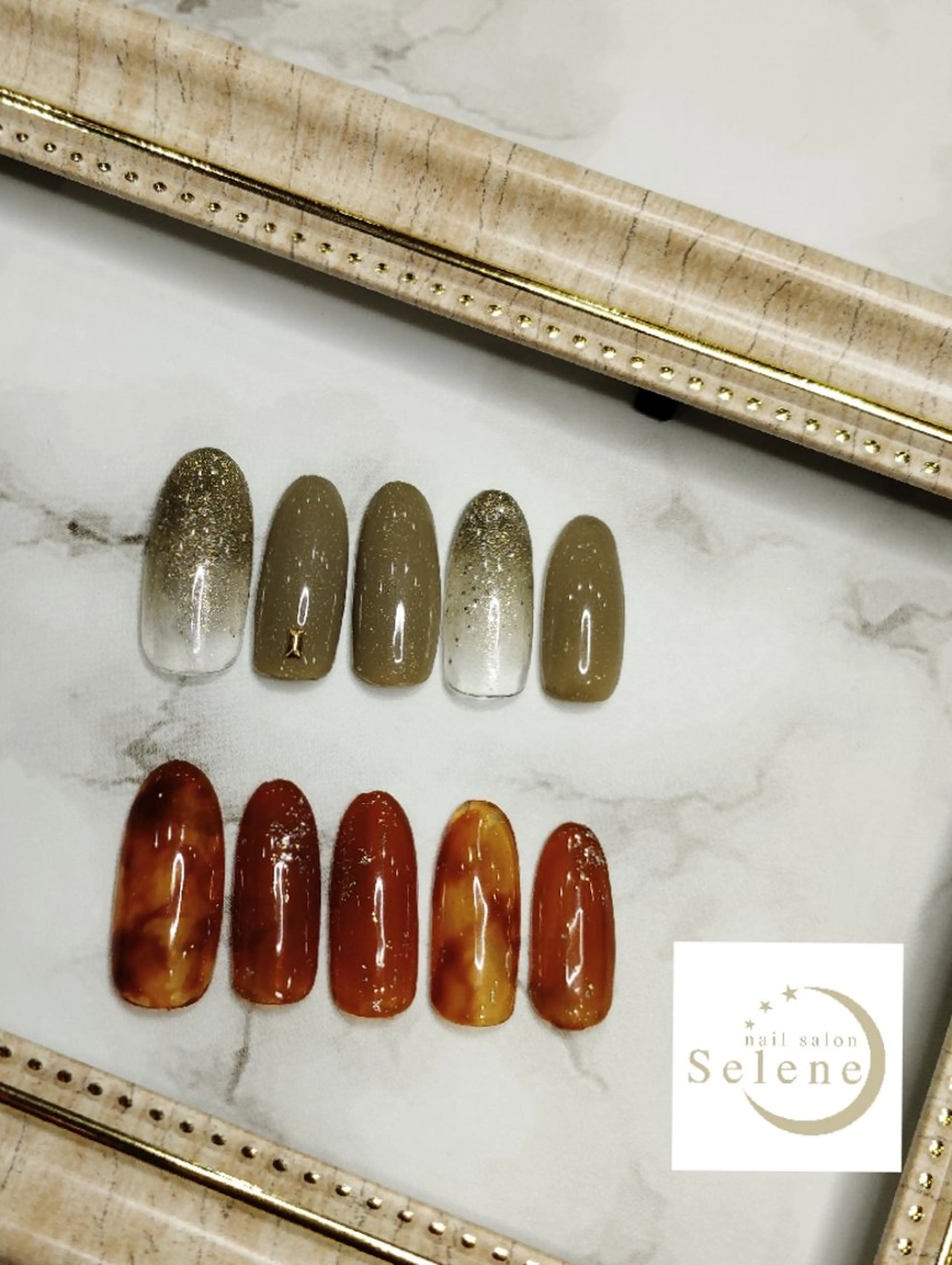 ネイル ハンドネイル 🌈 satomiのネイルデザイン