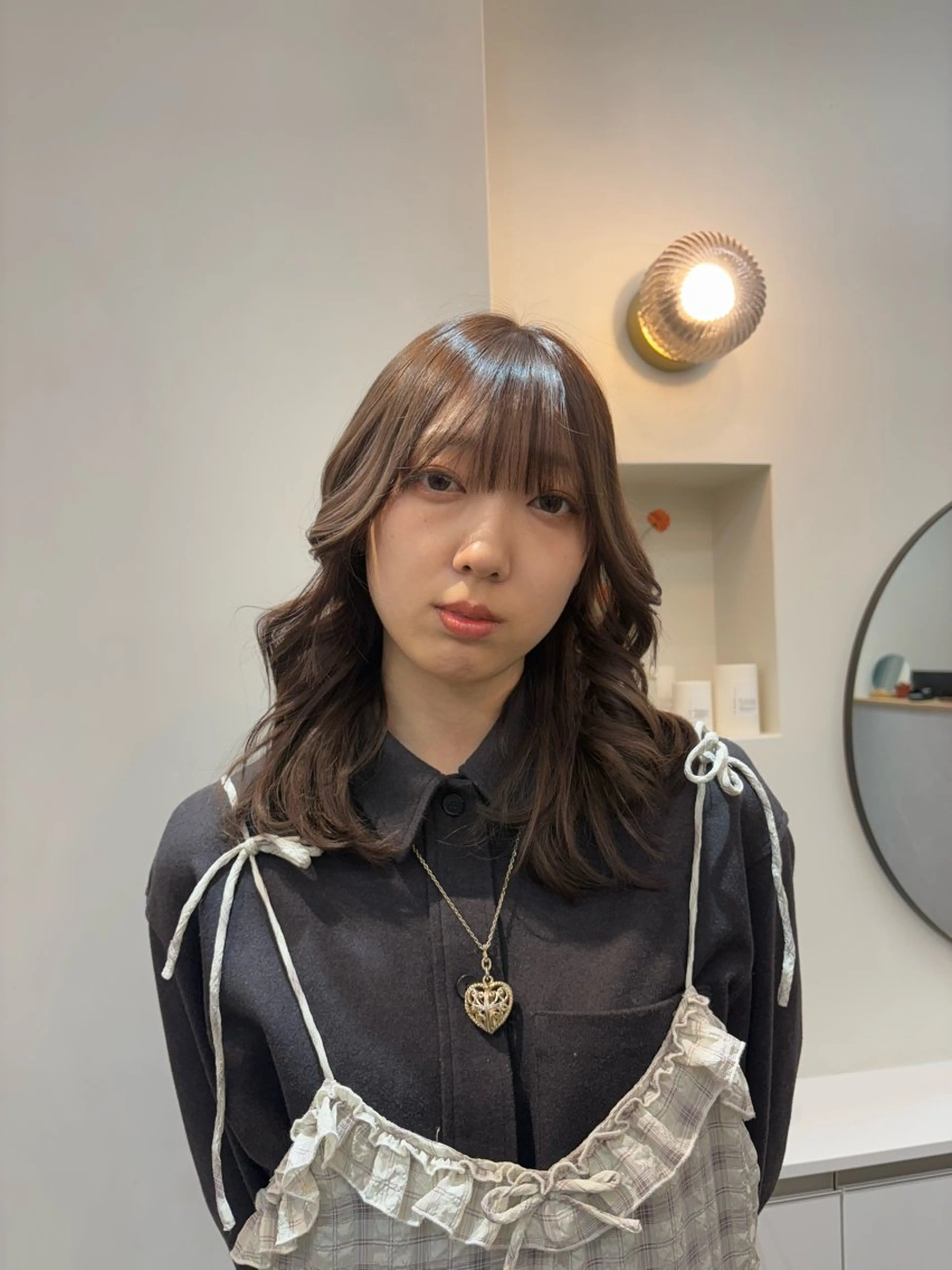 ミディアム カラー 【혁명】さら/사라: Korean🍀のヘアスタイル